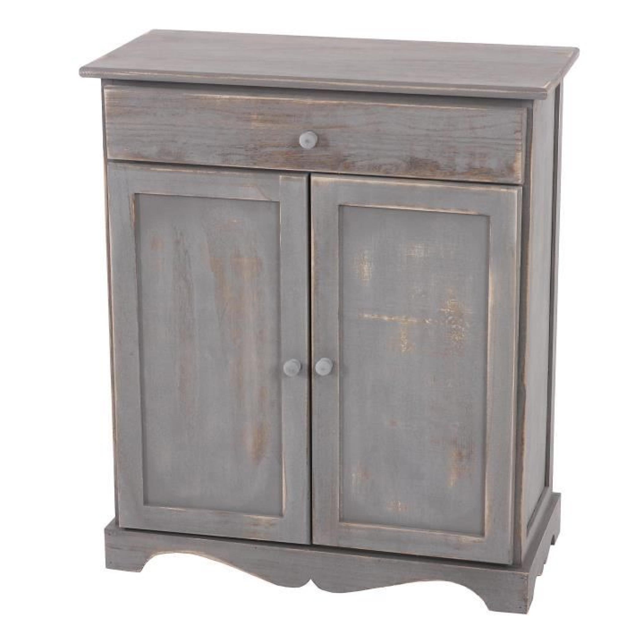 Commode / table d'appoint / armoire,66x33x78cm, shabby, vintage, gris.