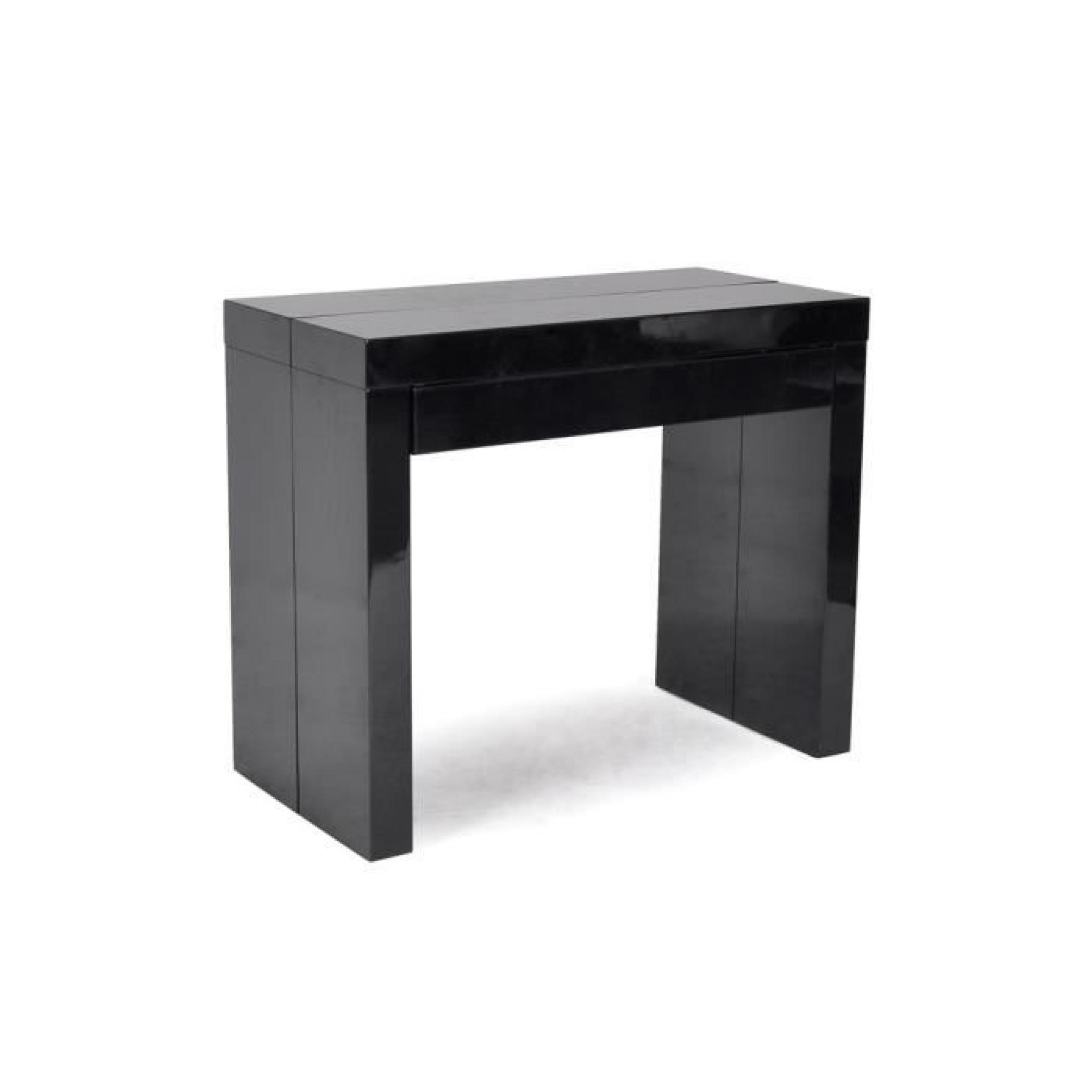 Console Extensible Table Gola Noir