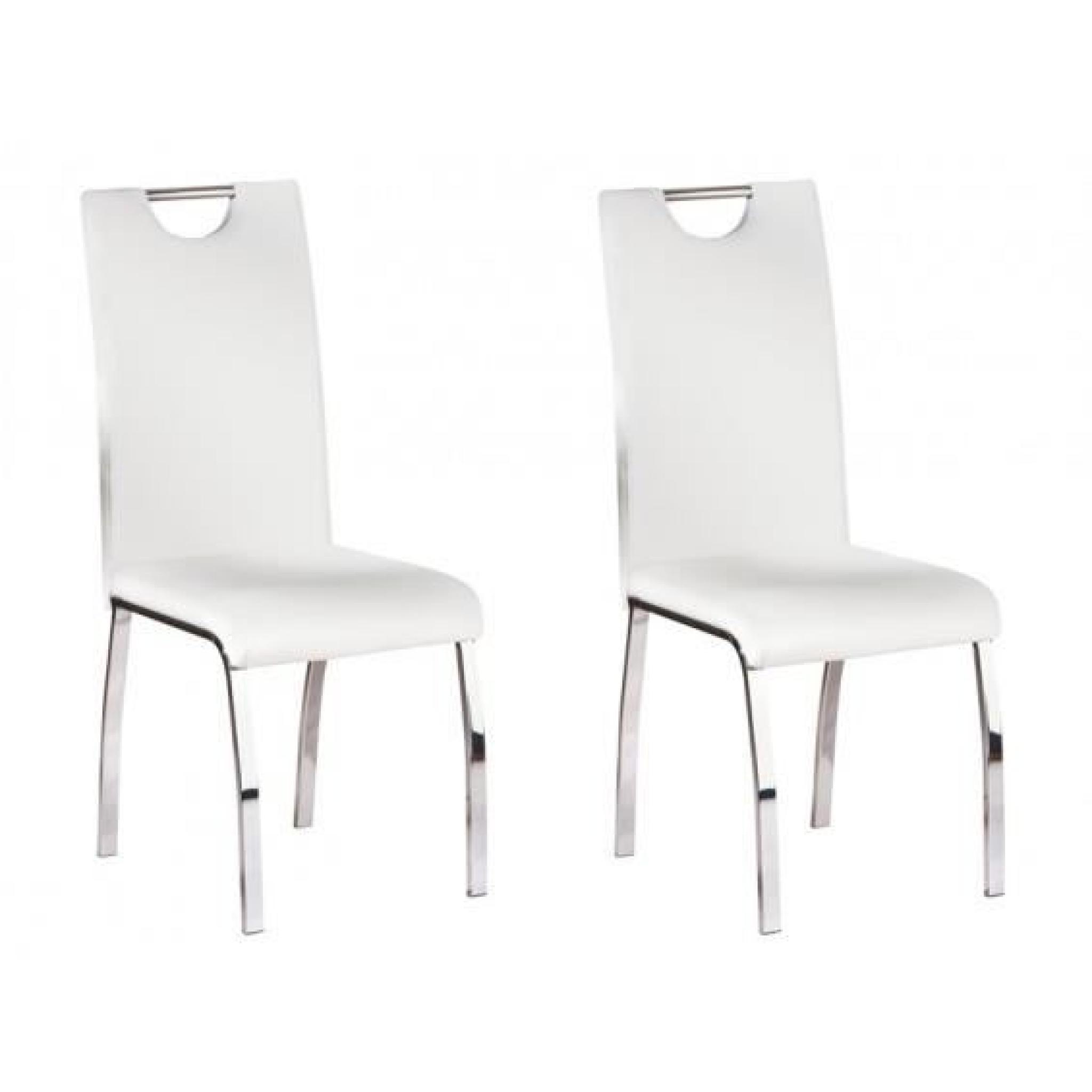 Cooper - Lot 2 Chaises Blanches
