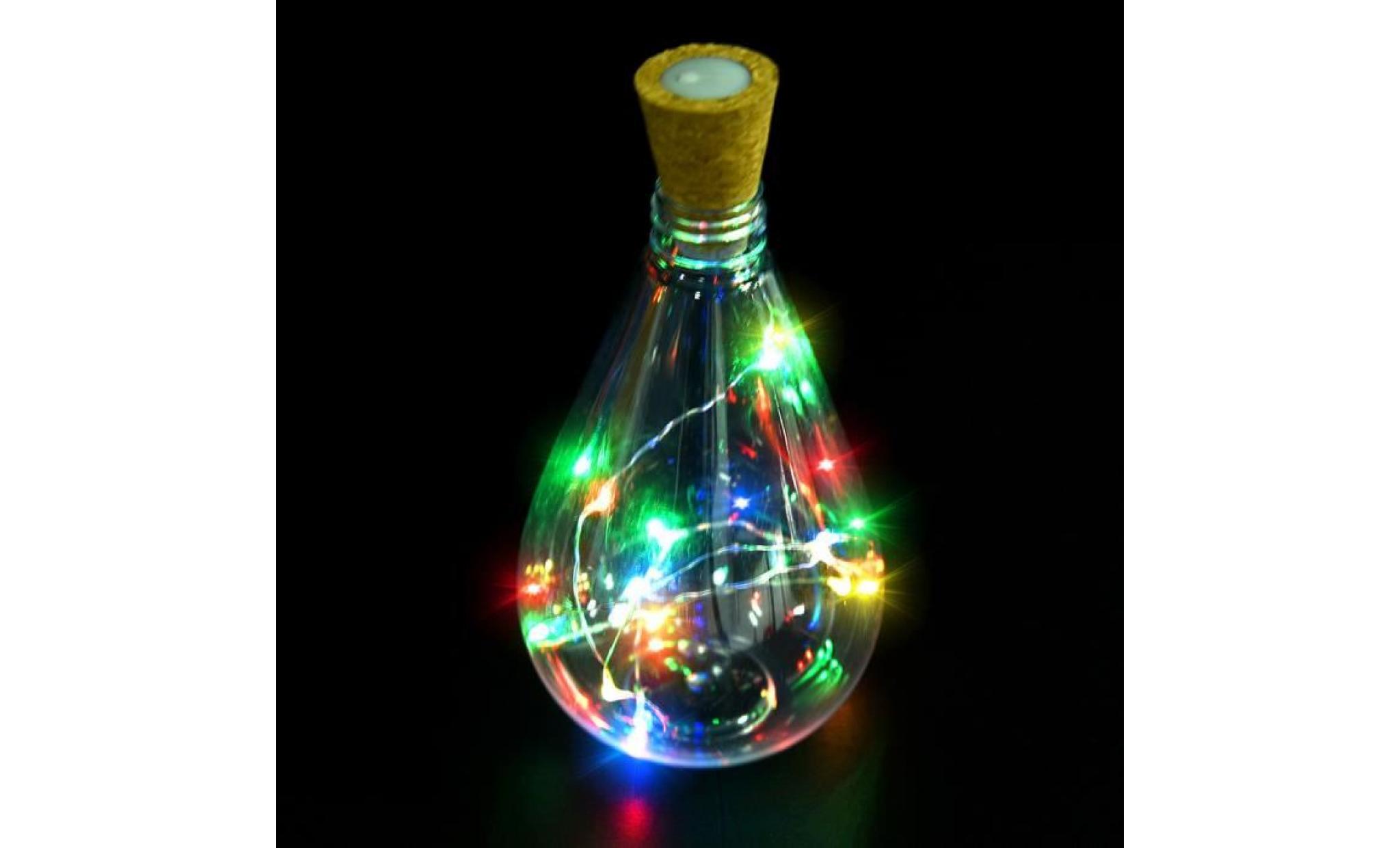 cork shaped 10 led night light starry lights wine bottle lamp for party colorful qinhig1585