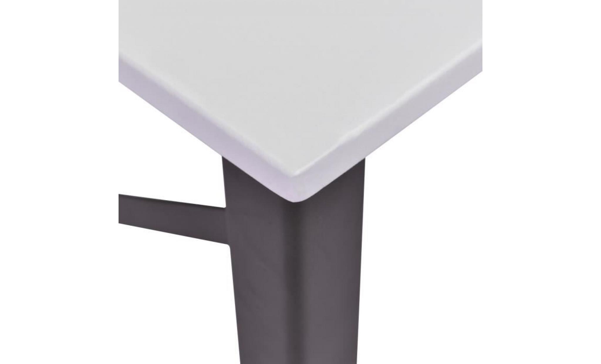 costway table basse table de salon design vintage industriel  mdf naturelle pas cher