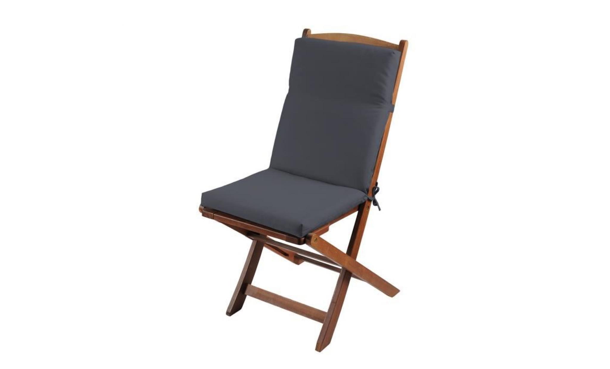 coussin de fauteuil 40x90 cm farniente anthracite 90 x 42 gris foncé