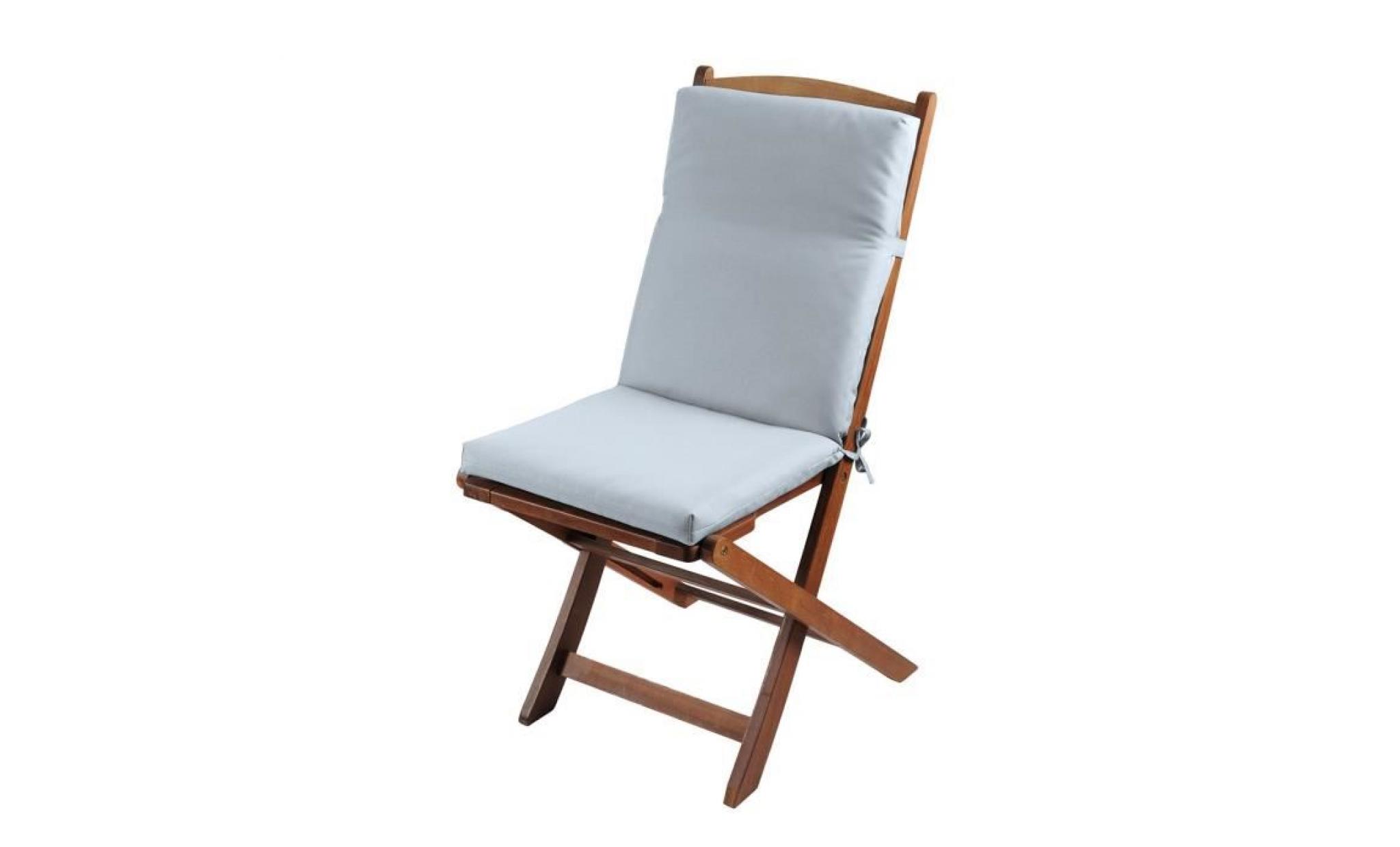 coussin de fauteuil 40x90 cm farniente perle 90 x 42 gris clair