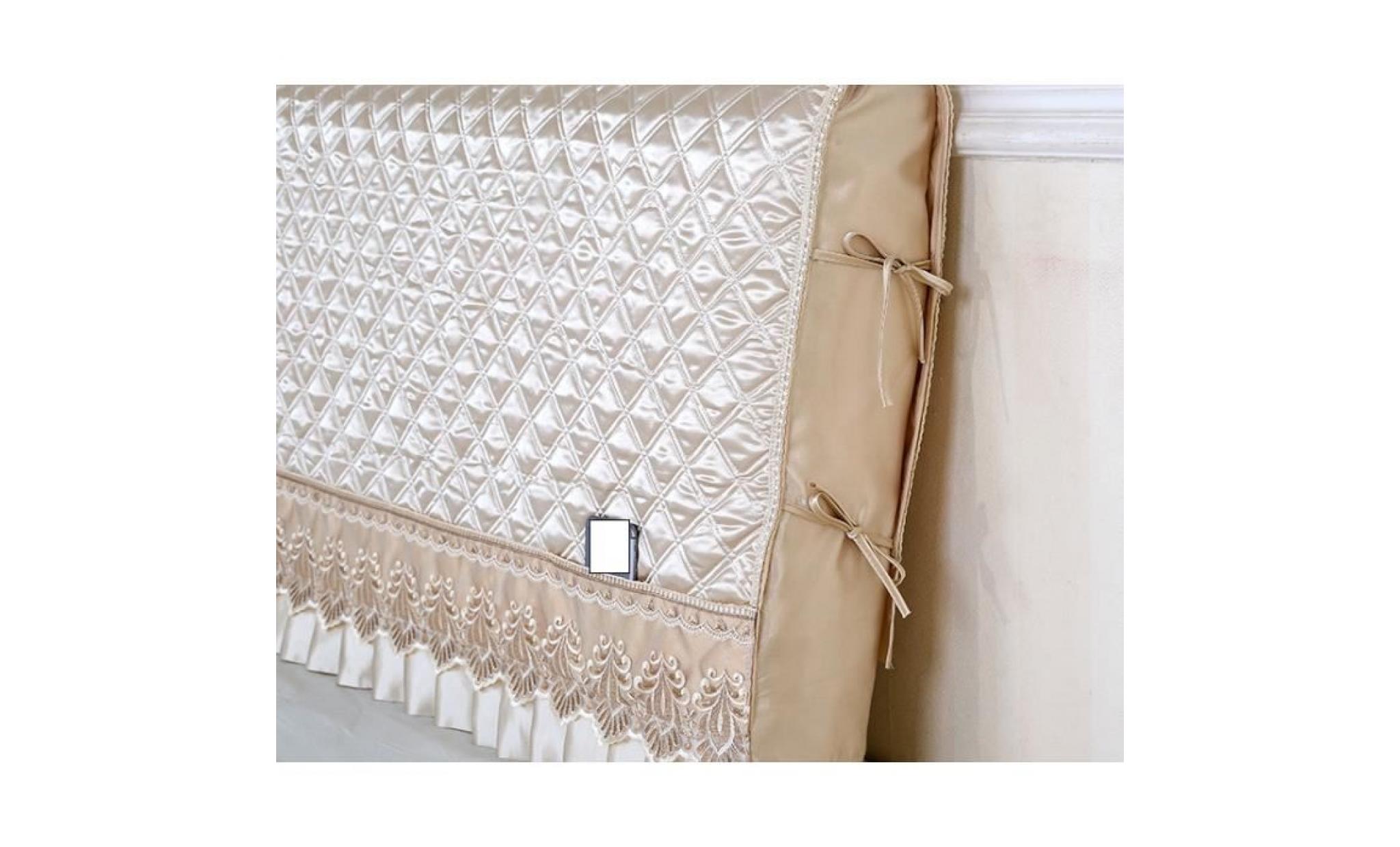 couvre lits softpack protège tete de lit anti acarien housse de lit lavable multi taille au choix