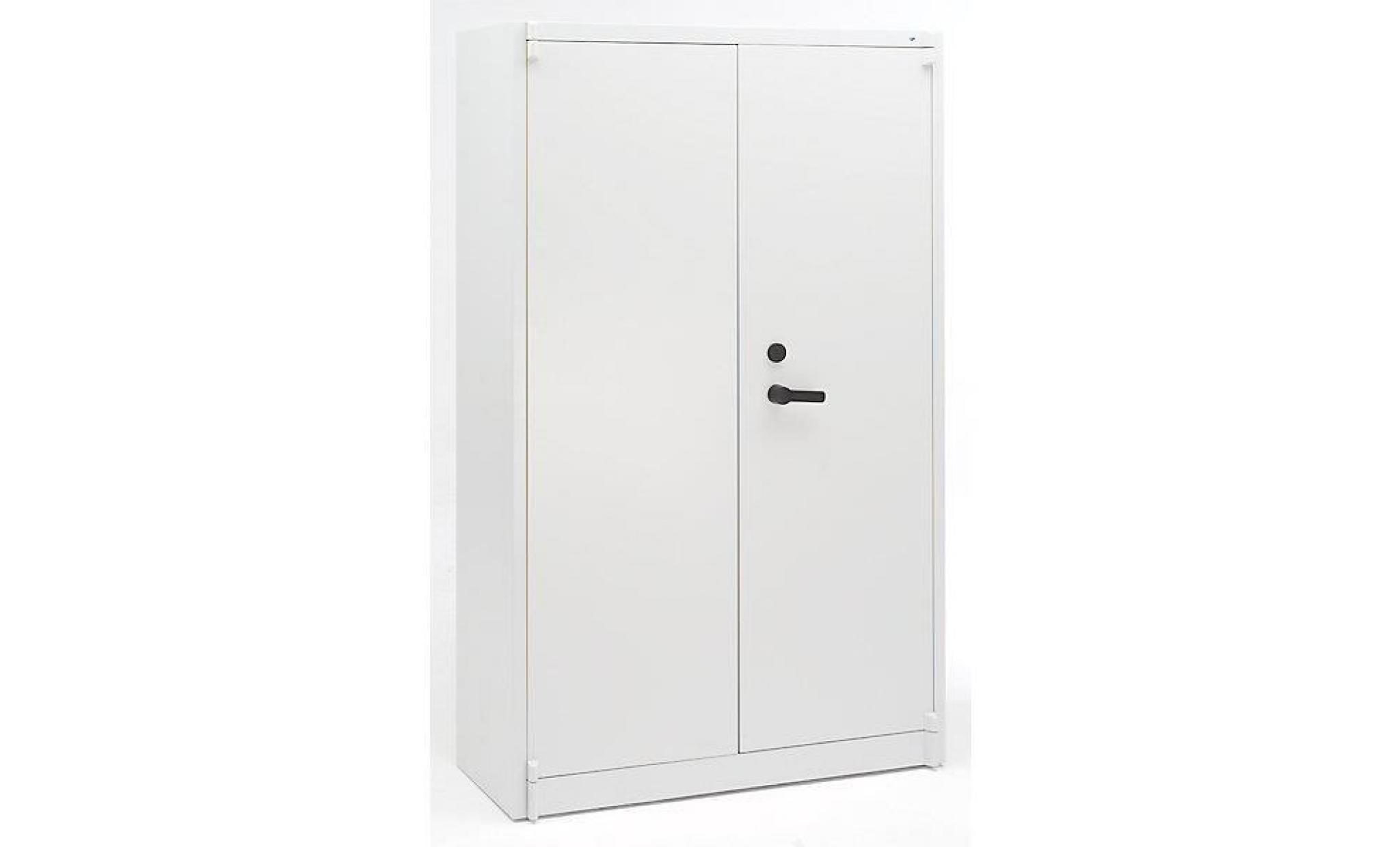 cp armoire de sécurité   4 tablettes réglables, largeur 1200 mm gris clair   armoire armoire coffre fort armoires armoires pas cher