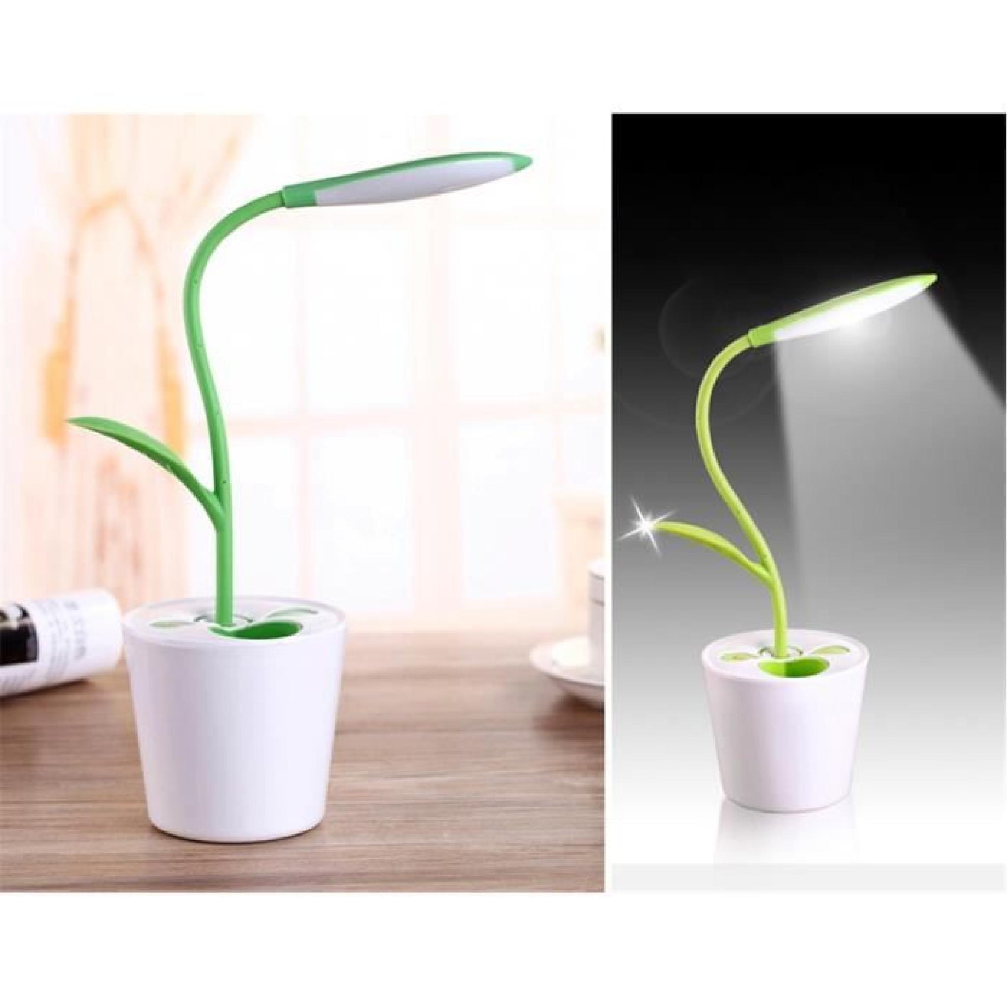 créative pois rechargeable semis conception stylo conteneur oeil-protection table lampe 28green )