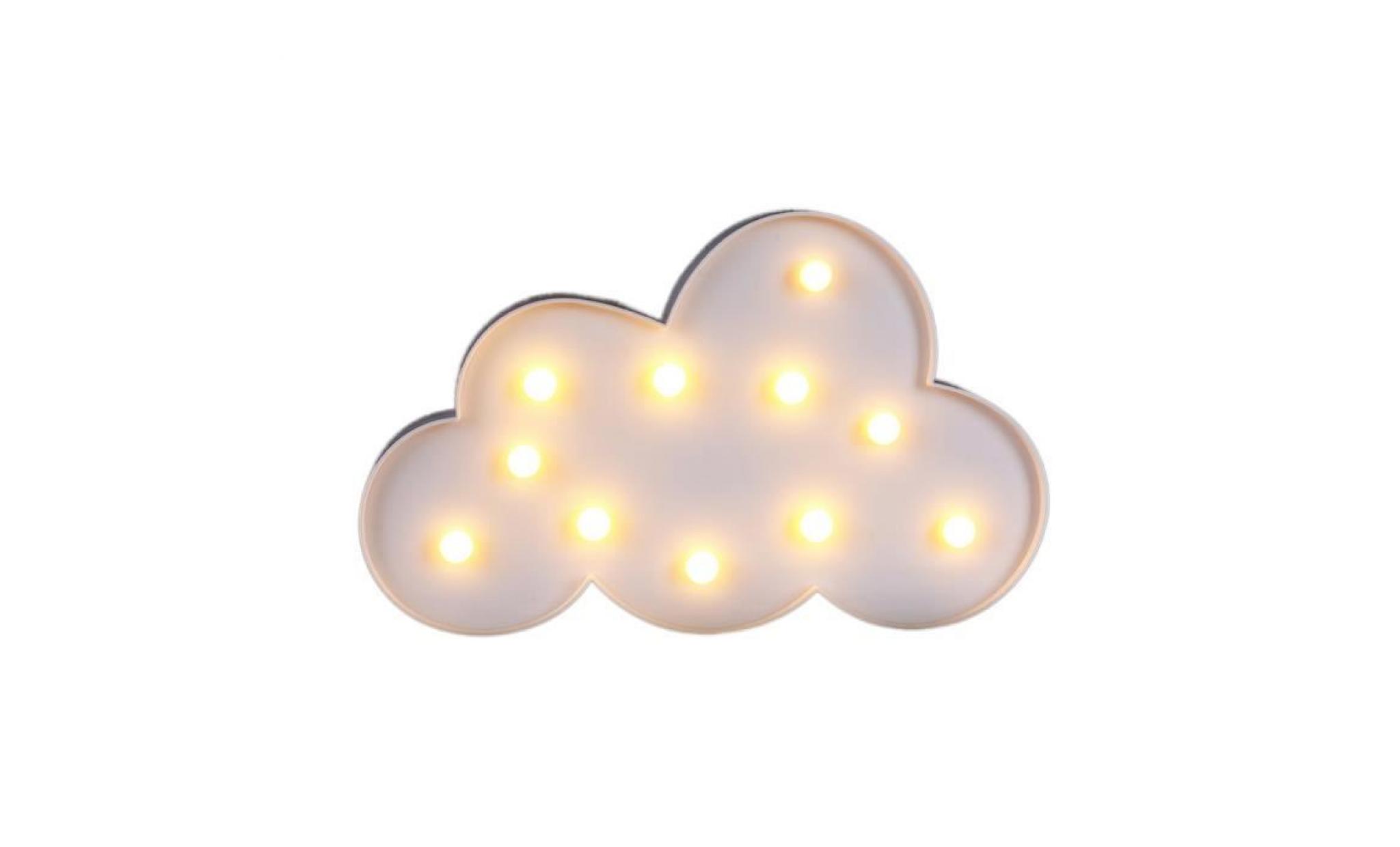decorative party led cute children's bedroom cloud night light  christmas party qinhig1150 pas cher
