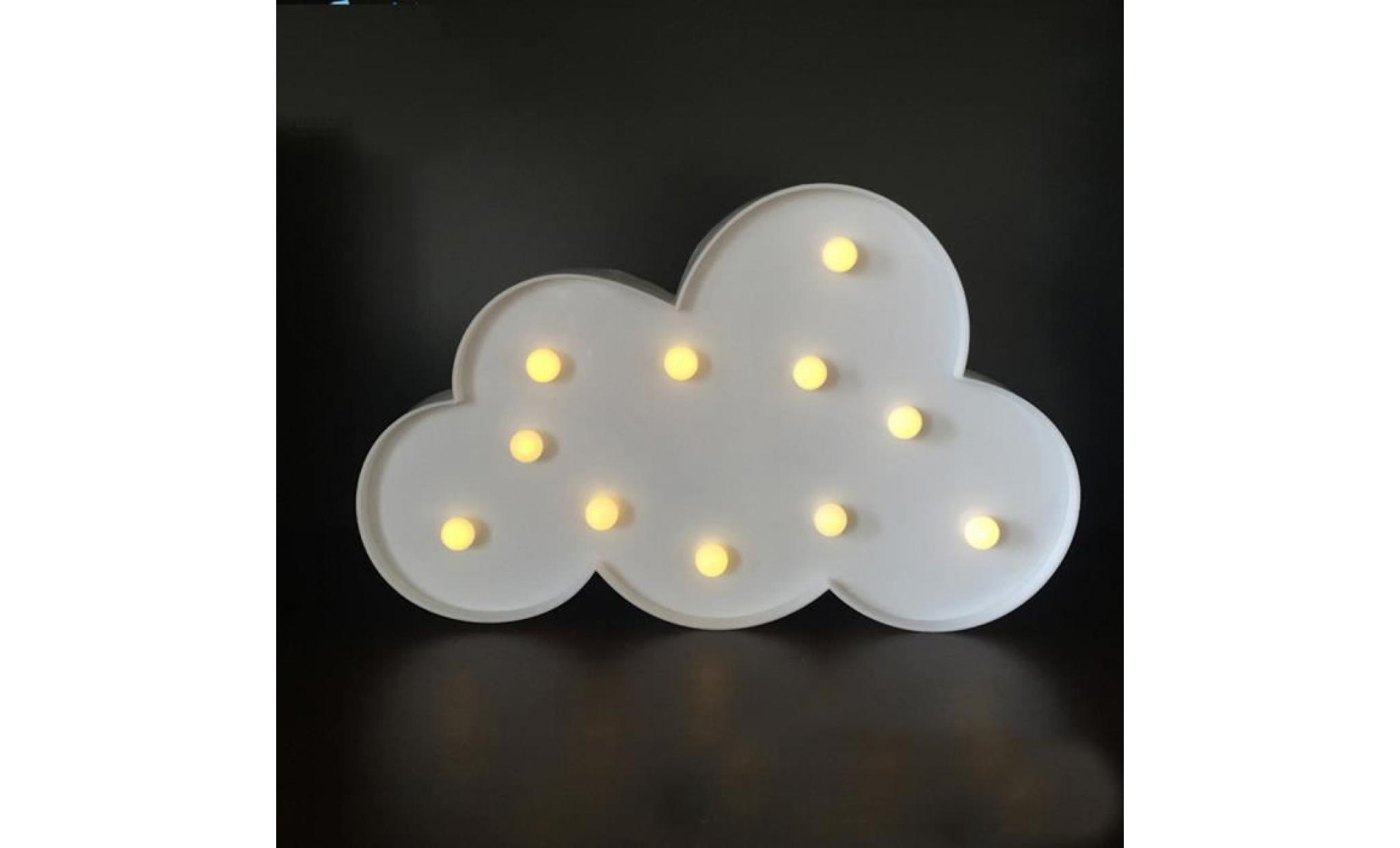 decorative party led cute children's bedroom cloud night light  christmas party qinhig1150 pas cher