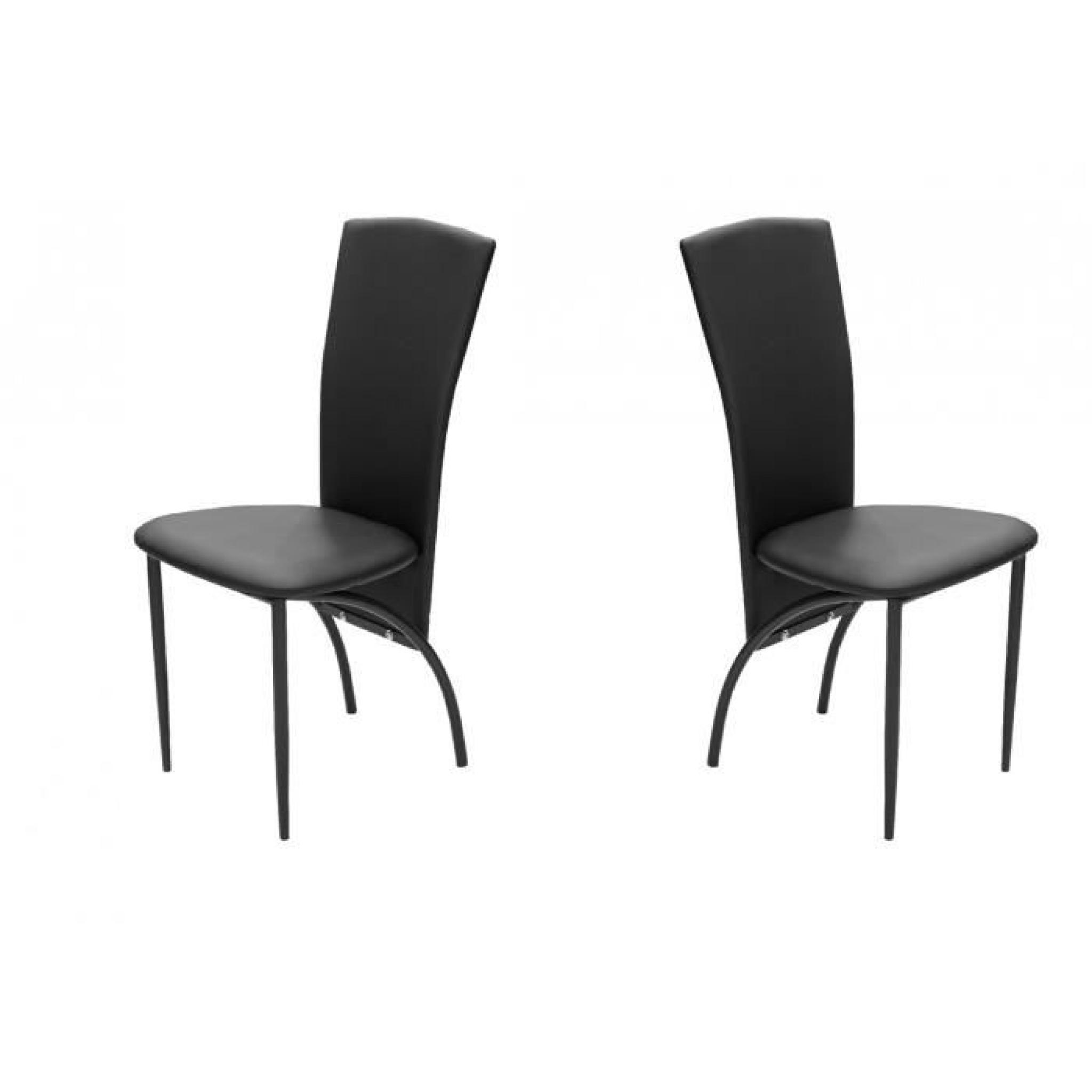 Dimensions : L45 P43 H95 Profondeur d'assise : 42 cm Caractéristiques : Revêtement de chaise en polyuréthane, pieds en métal époxy,