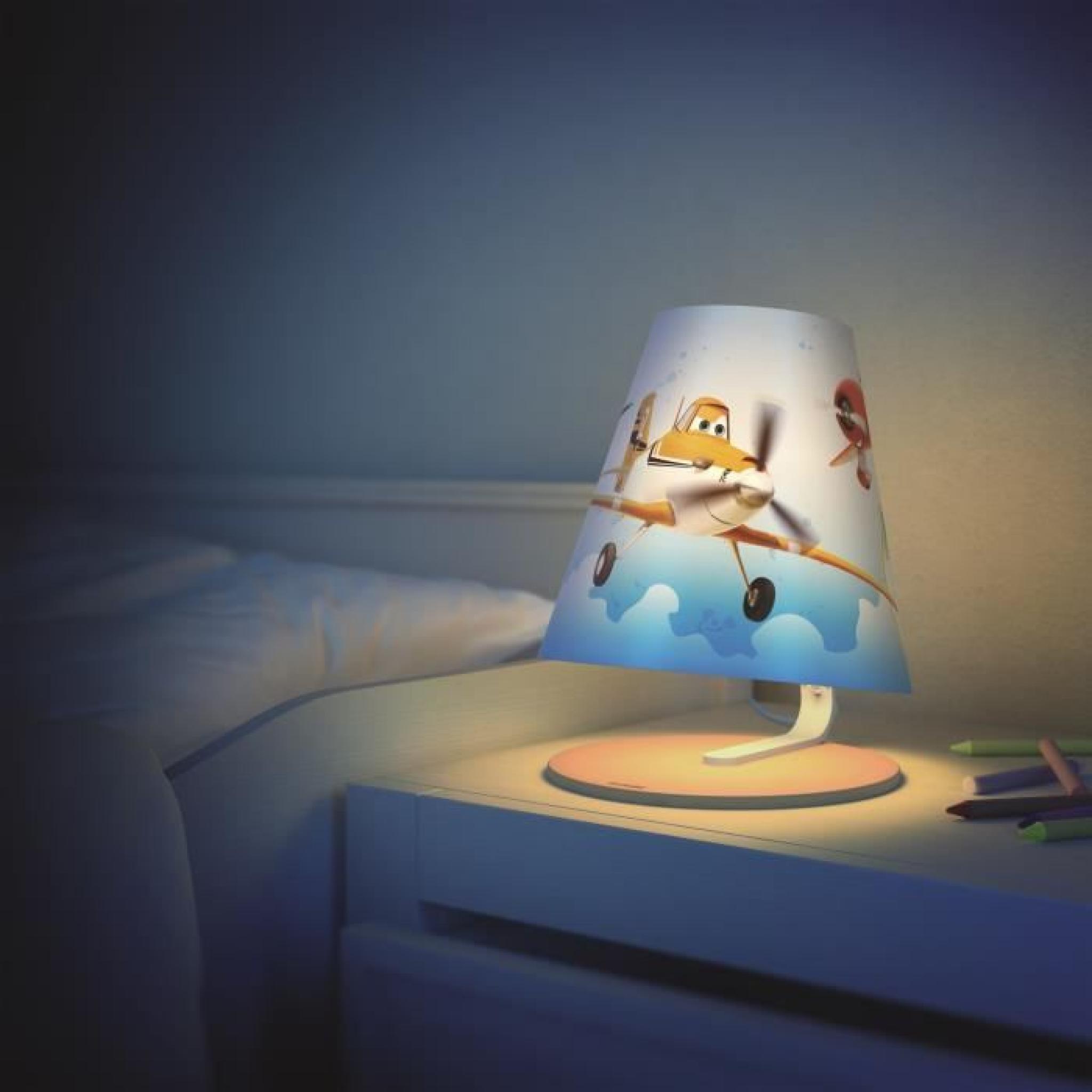Disney Philips Lampe à poser Planes orange 4W LED