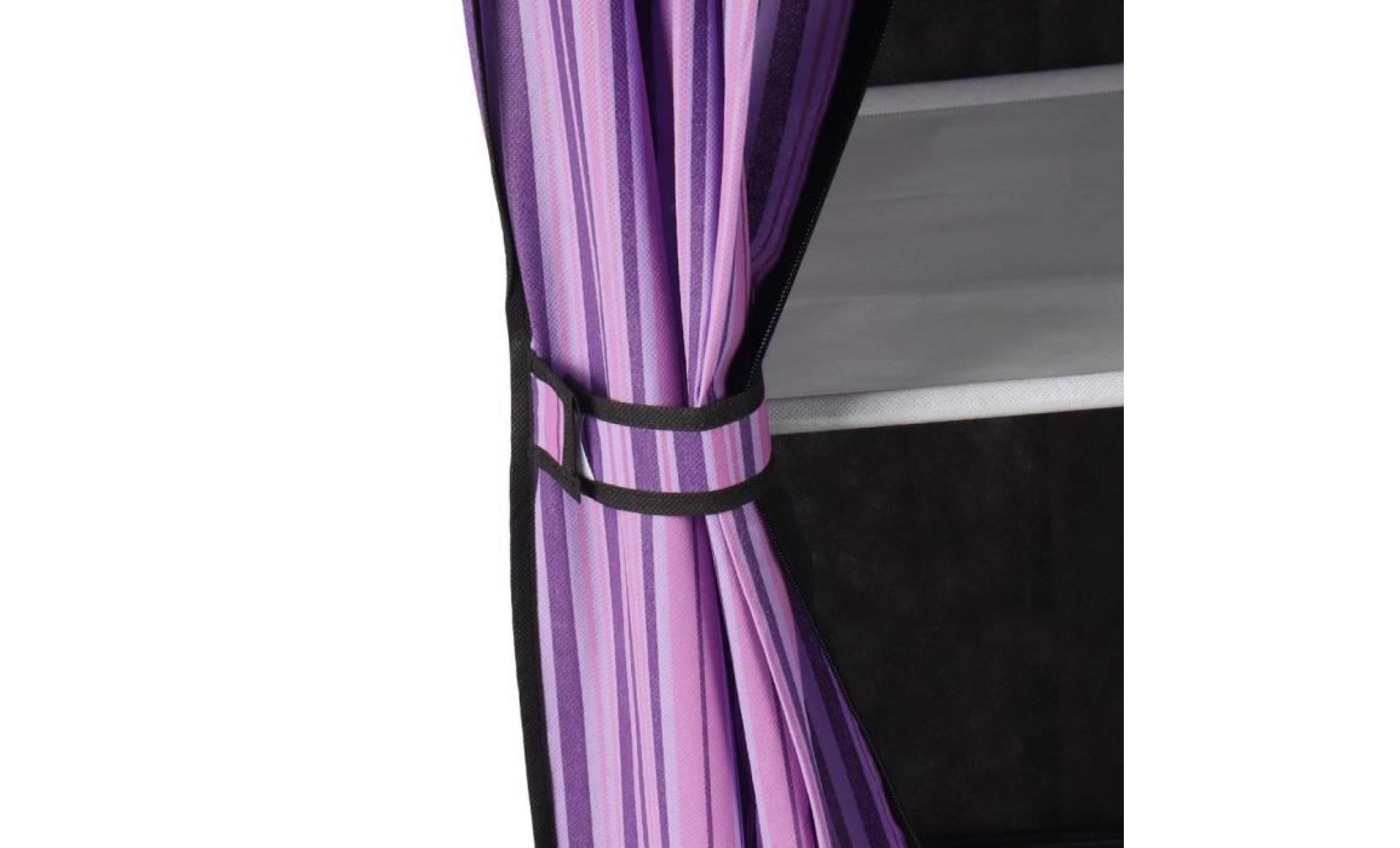 armoire de rangement dressing grande capacité xxl penderie violet pas cher