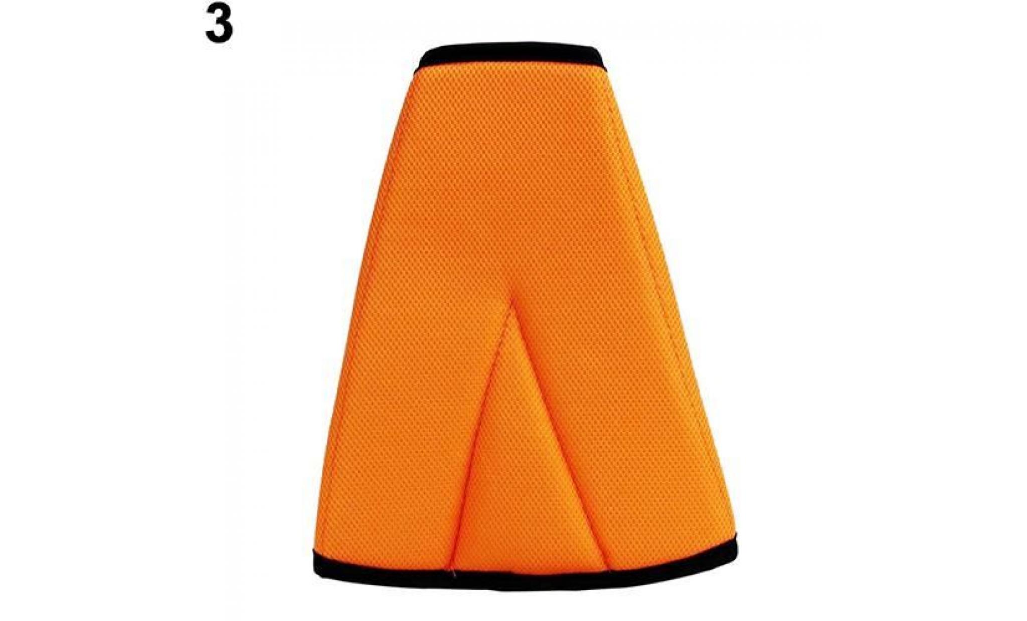 enfants enfants voiture sécurité couvercle sangle ajusteur pad harnais pince de ceinture de sécurité orange