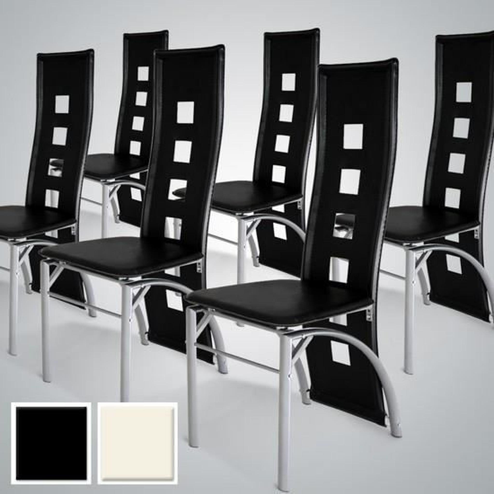 Ensemble de 6 chaises de salle à manger (EZSTL0...