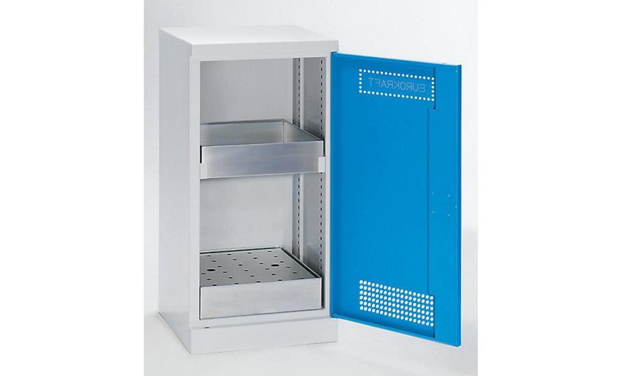 eurokraft armoire de sécurité   armoire hauteur bureau   h x l x p 1000 x 500 x 500 mm   armoire armoire de protection armoire de pas cher