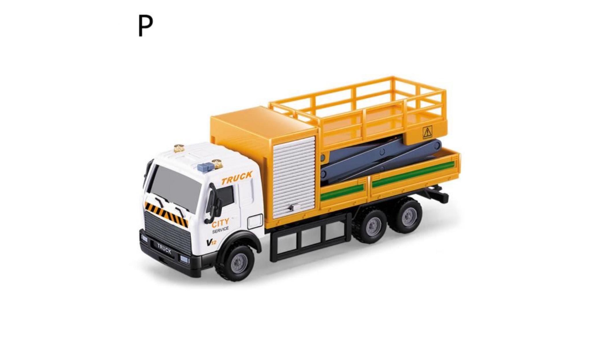 excavator bulldozer truck construction vehicle modèle enfants jouet cadeau d'anniversaire j