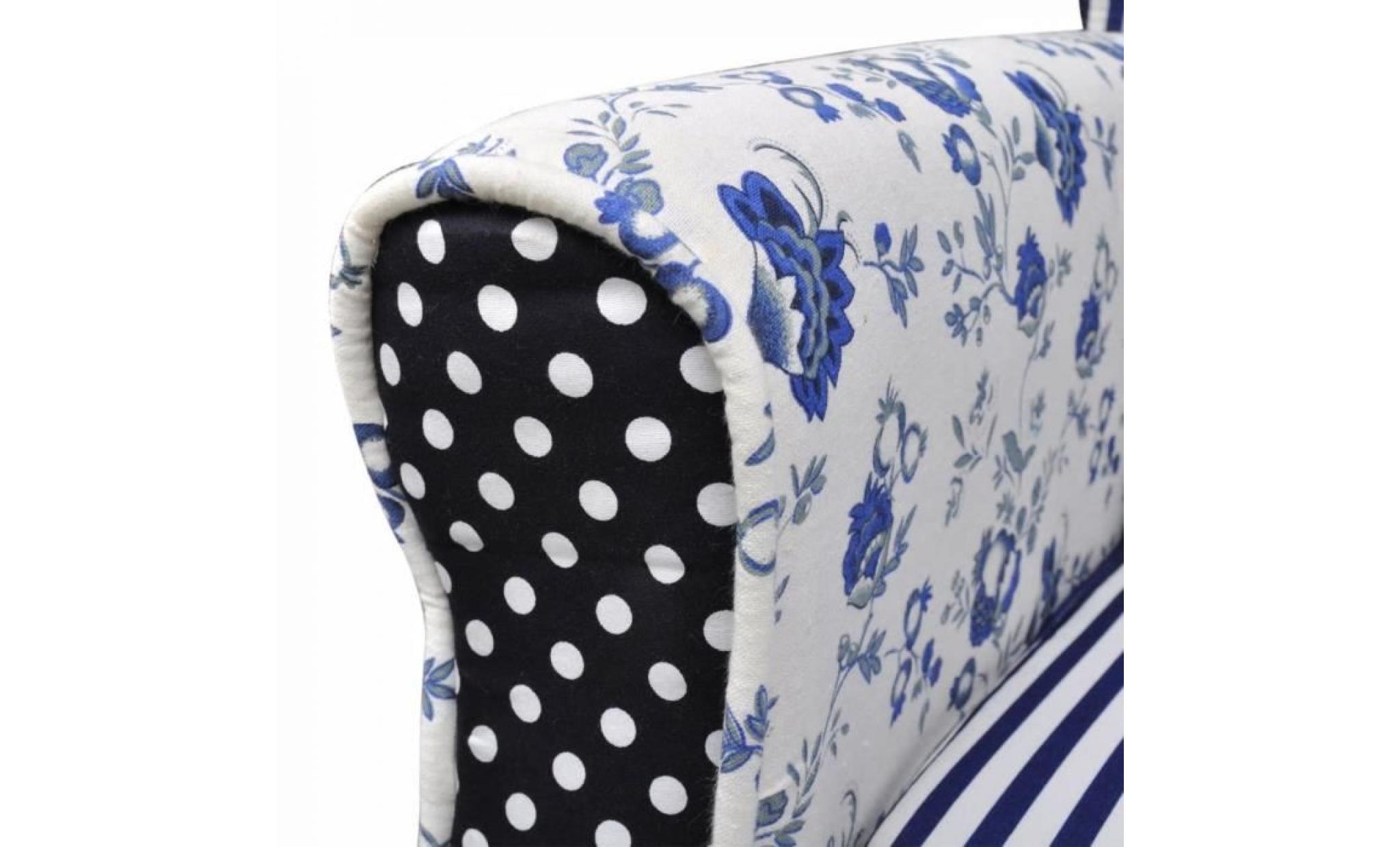 fauteuil avec design de patchwork tissu fauteuil scandinave fauteuil relaxation pas cher