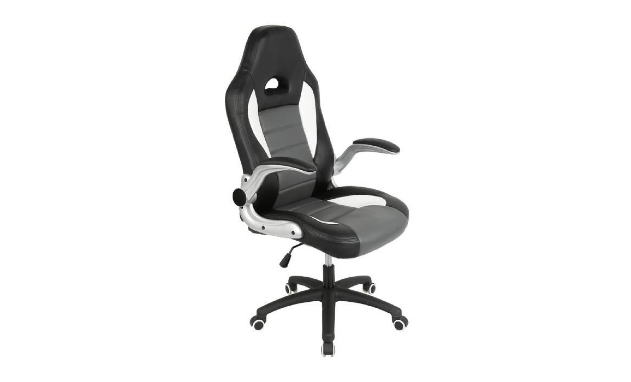 fauteuil / chaise de bureau inclinable ergonomique design moderne   54*51*(119 129)cm