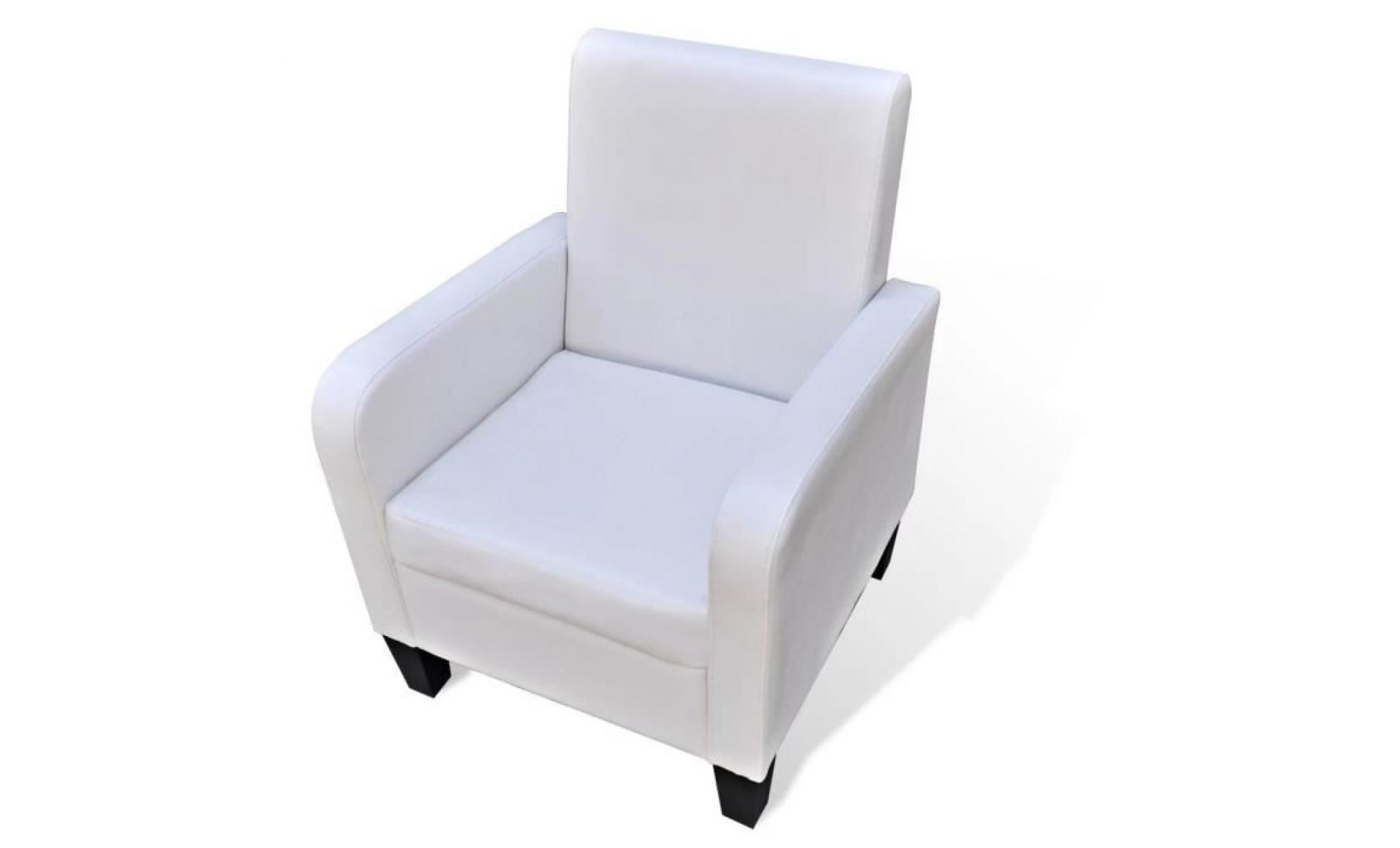 fauteuil cuir synthétique blanc fauteuil de bureau fauteuil gamer fauteuil scandinave