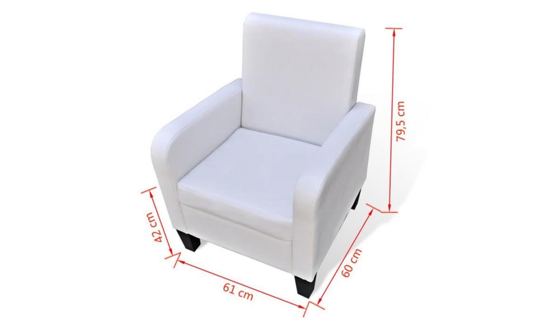fauteuil cuir synthétique blanc fauteuil de bureau fauteuil gamer fauteuil scandinave pas cher