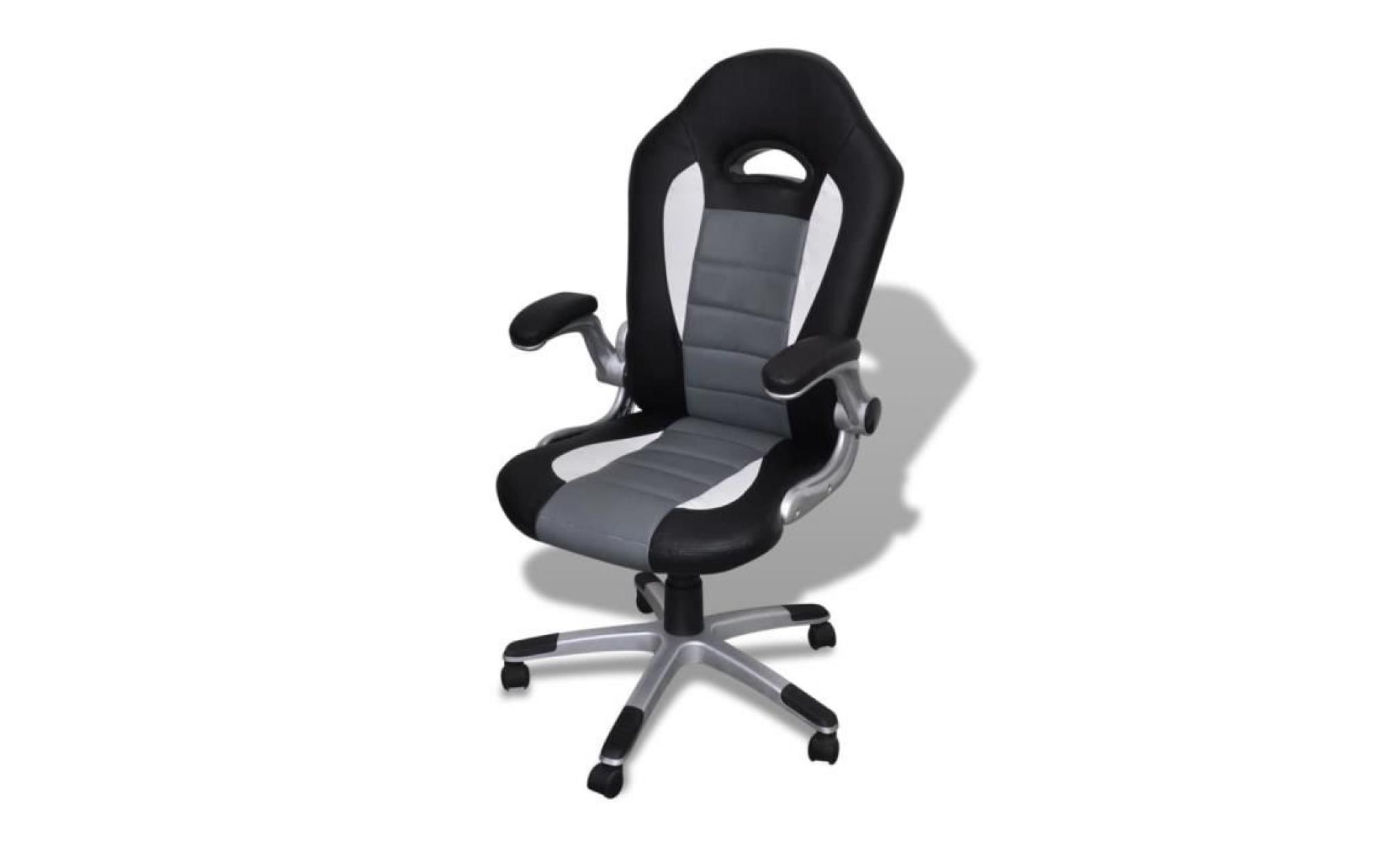 fauteuil de bureau chaise de bureau gris design moderne