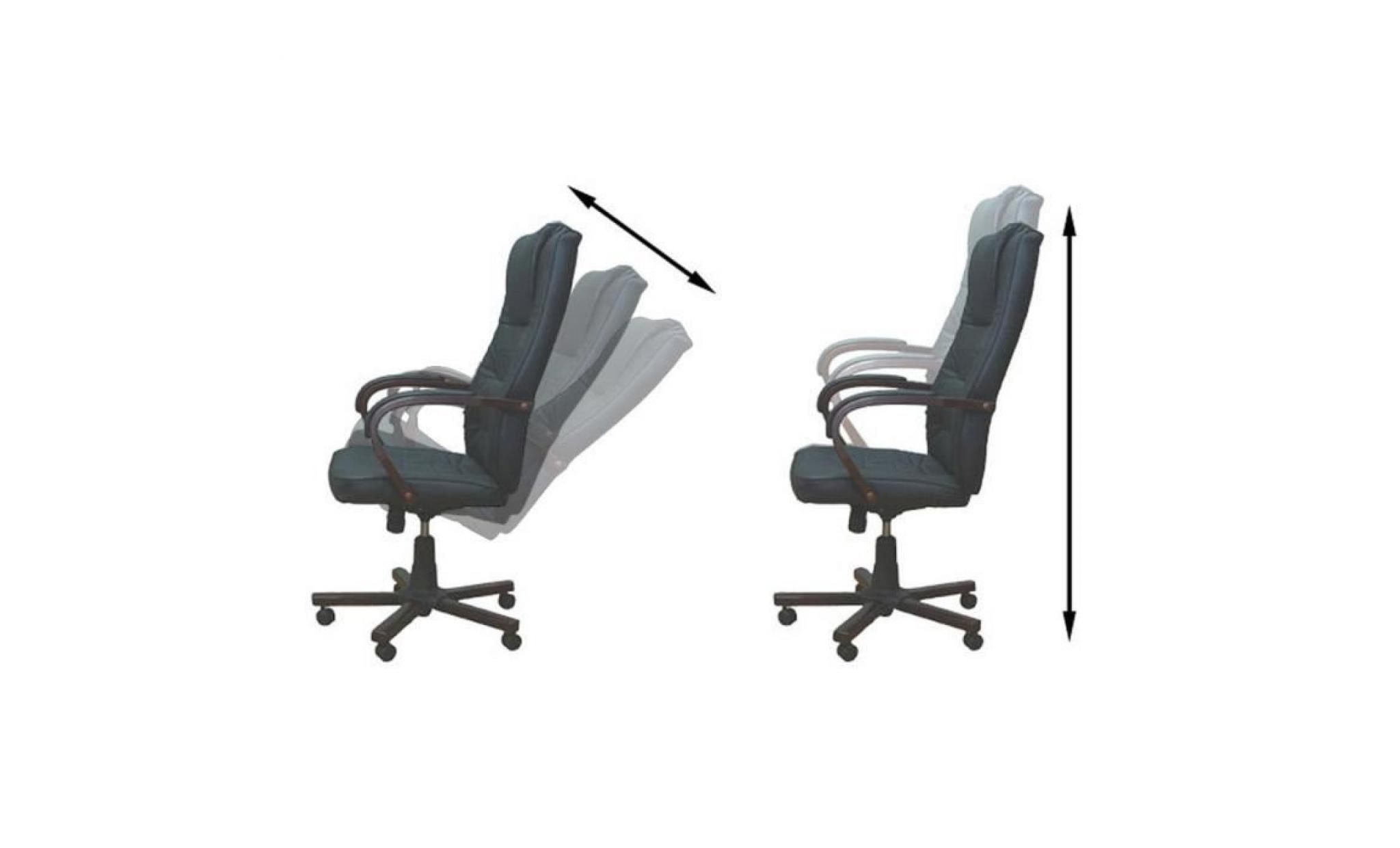 fauteuil de bureau en cuir fauteuil gamer mélangé et bois fauteuil relax fauteuil relaxation massage pas cher