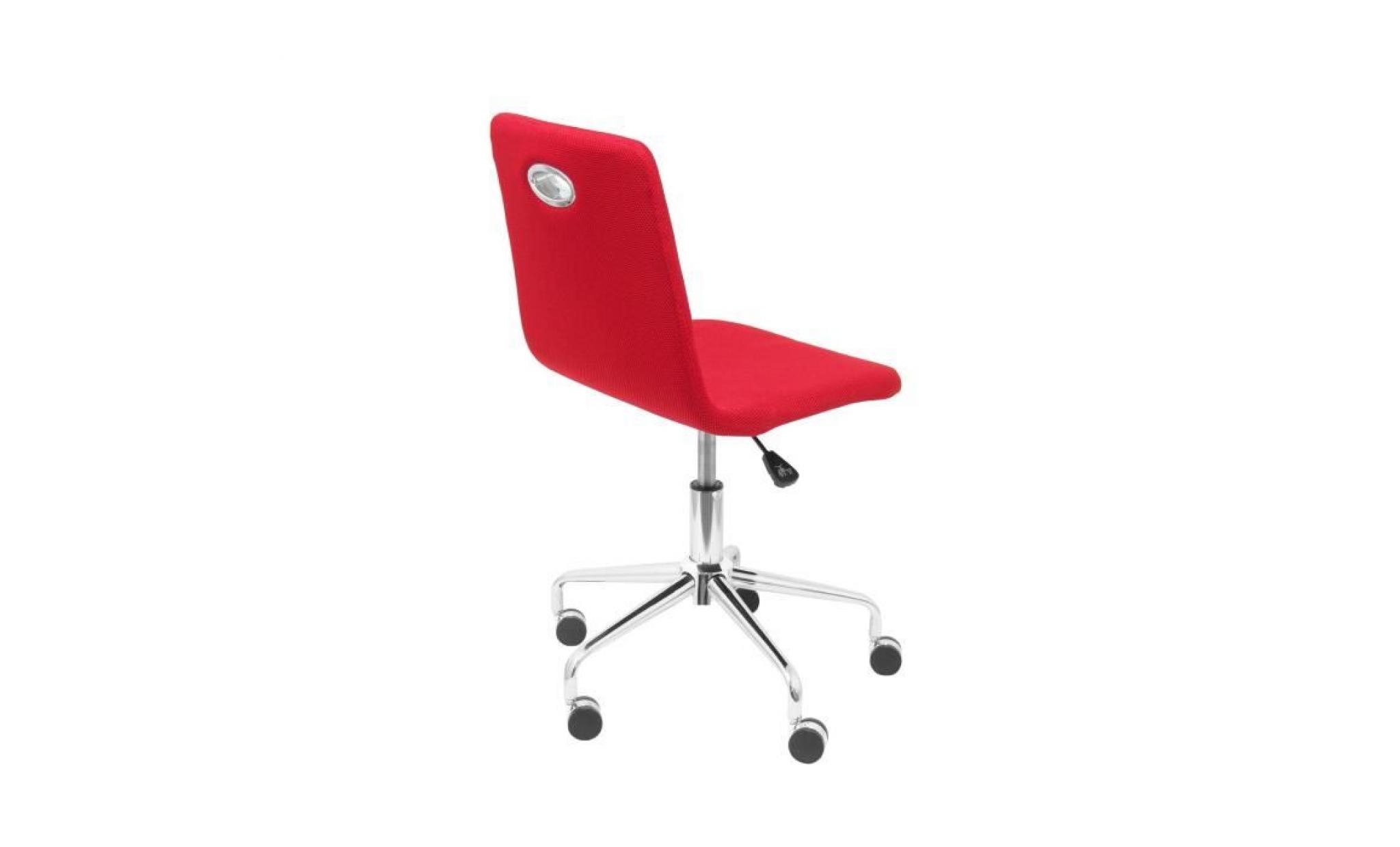 fauteuil de bureau ergonomique pour enfants avec mécanisme de pivotement, sans accoudoirs et réglable en hauteur dossier et assise pas cher
