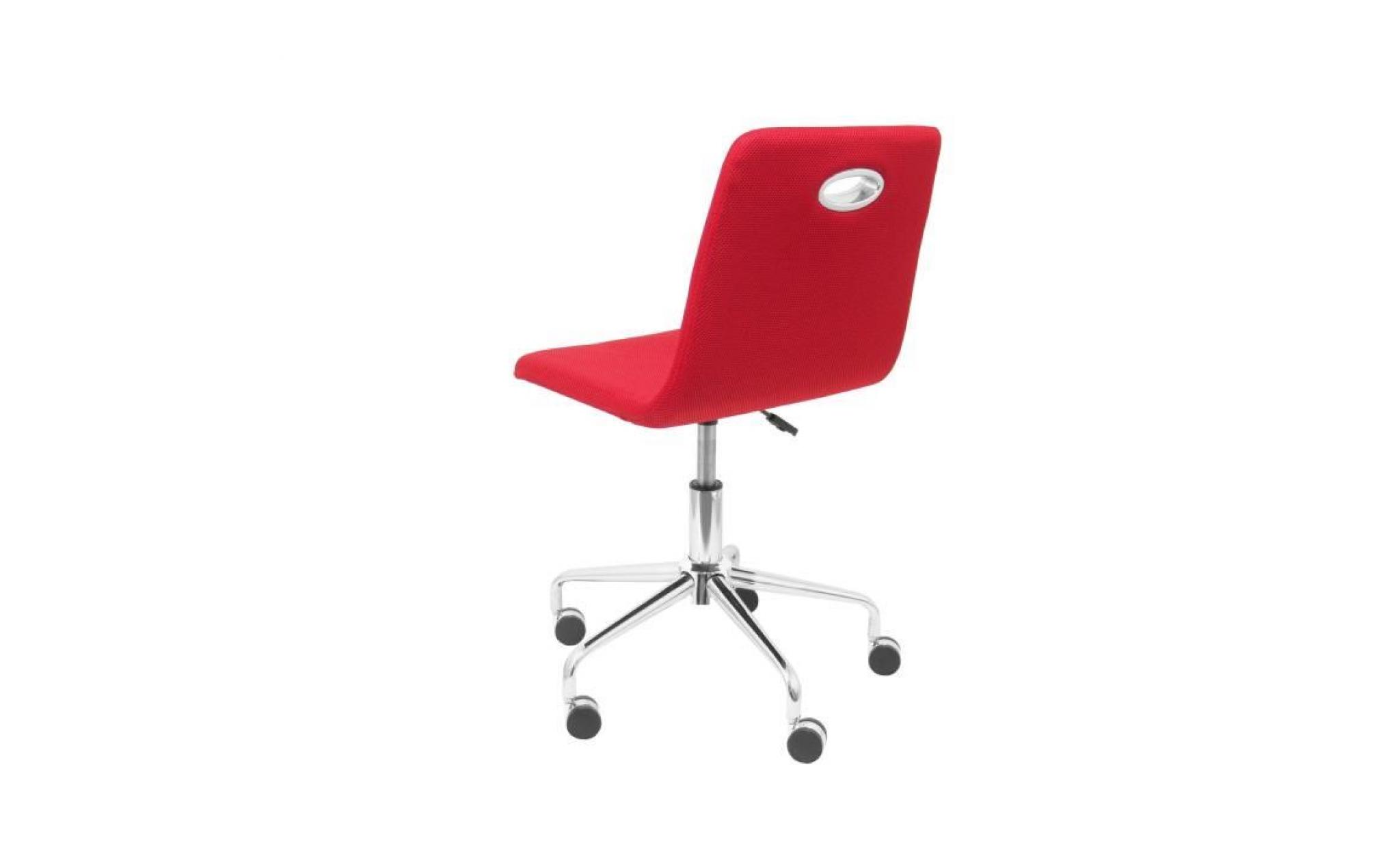 fauteuil de bureau ergonomique pour enfants avec mécanisme de pivotement, sans accoudoirs et réglable en hauteur dossier et assise pas cher
