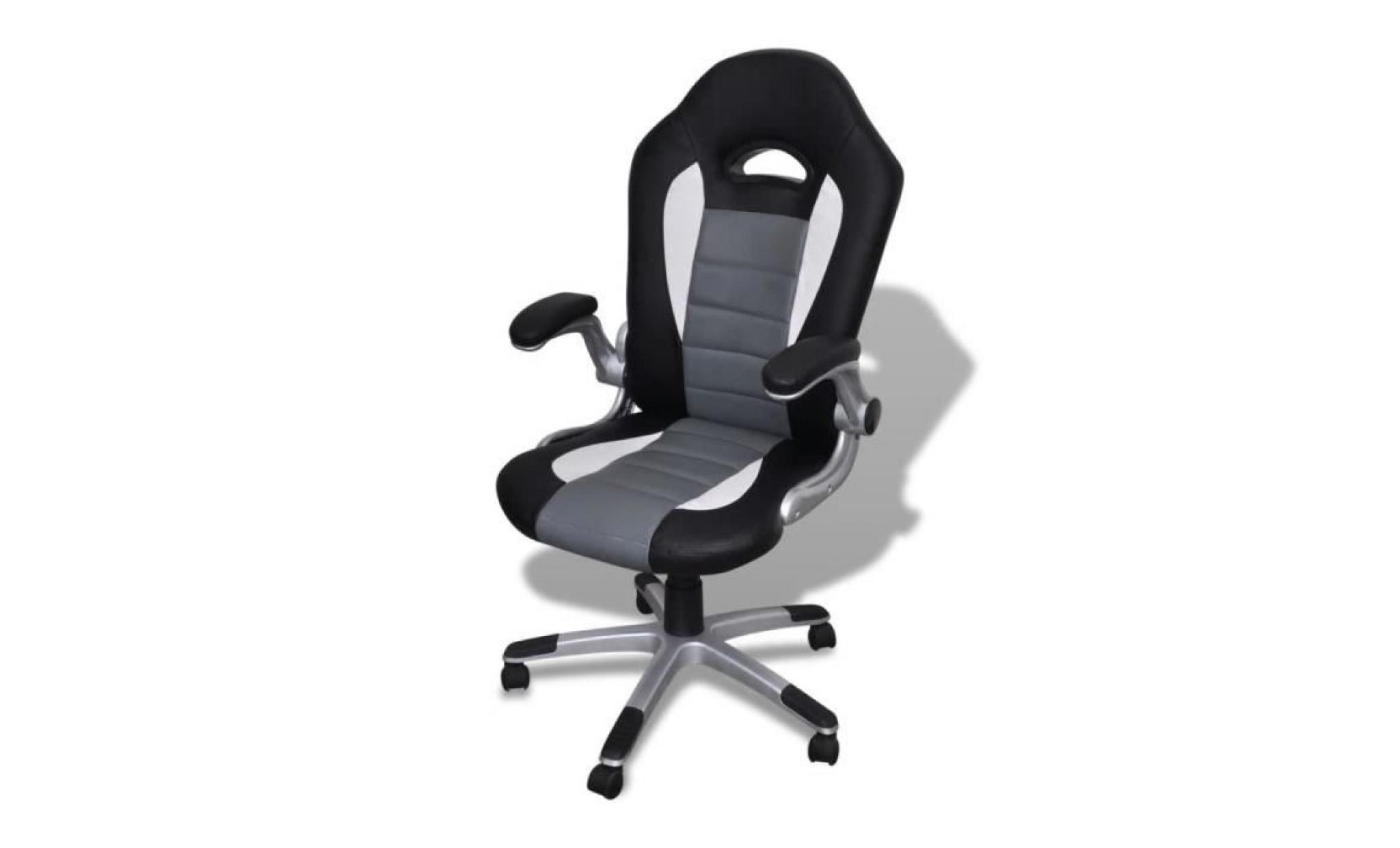 fauteuil de bureau gris design moderne