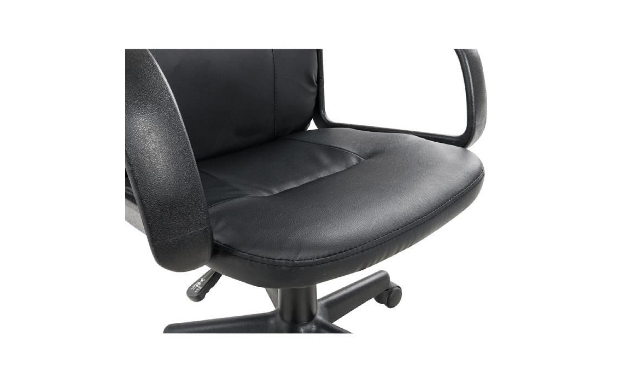 fauteuil de bureau noir axel. pas cher