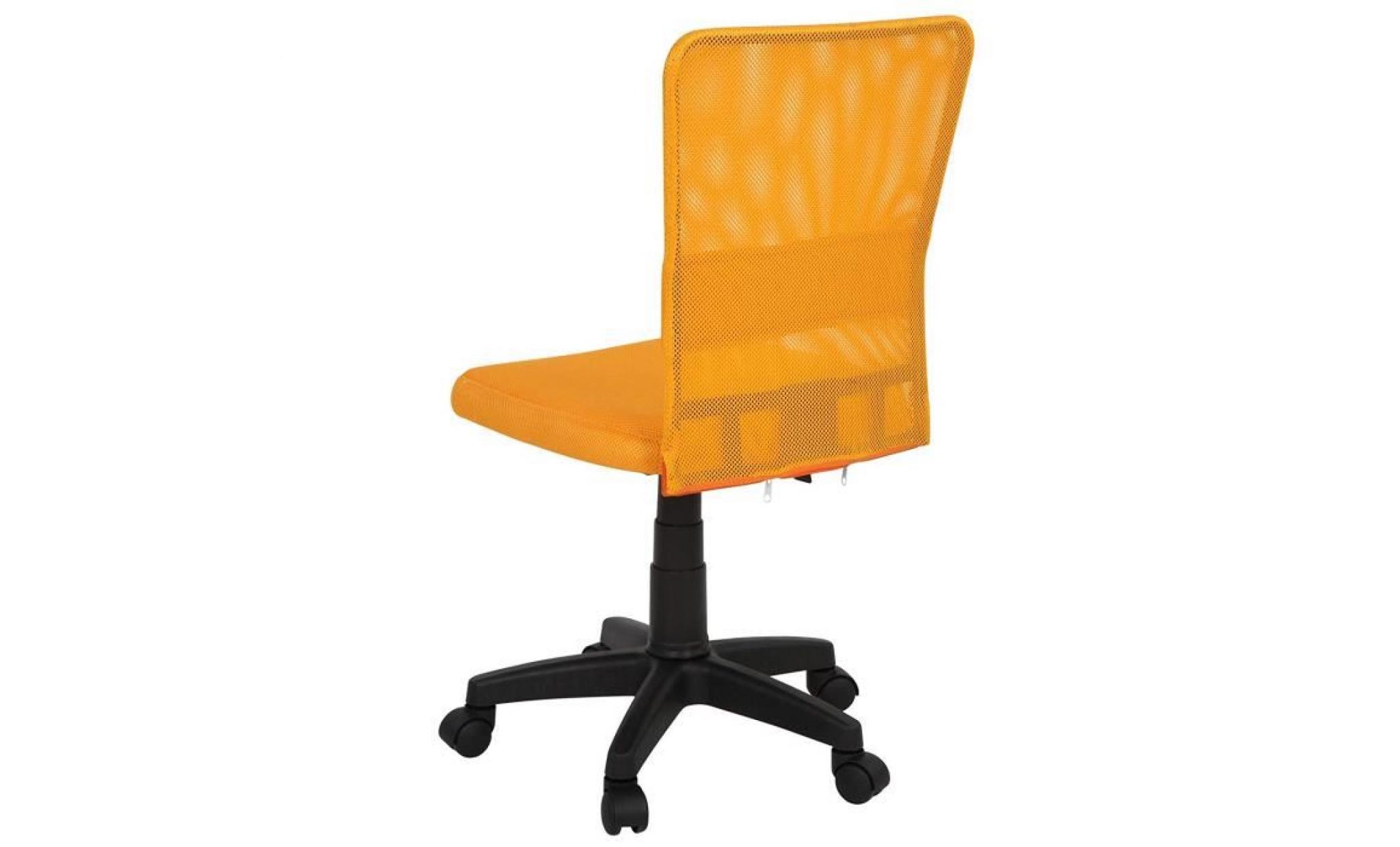 fauteuil de bureau pivotant chaise de travail avec dossier ergonomique en filet / couleur bleue pas cher