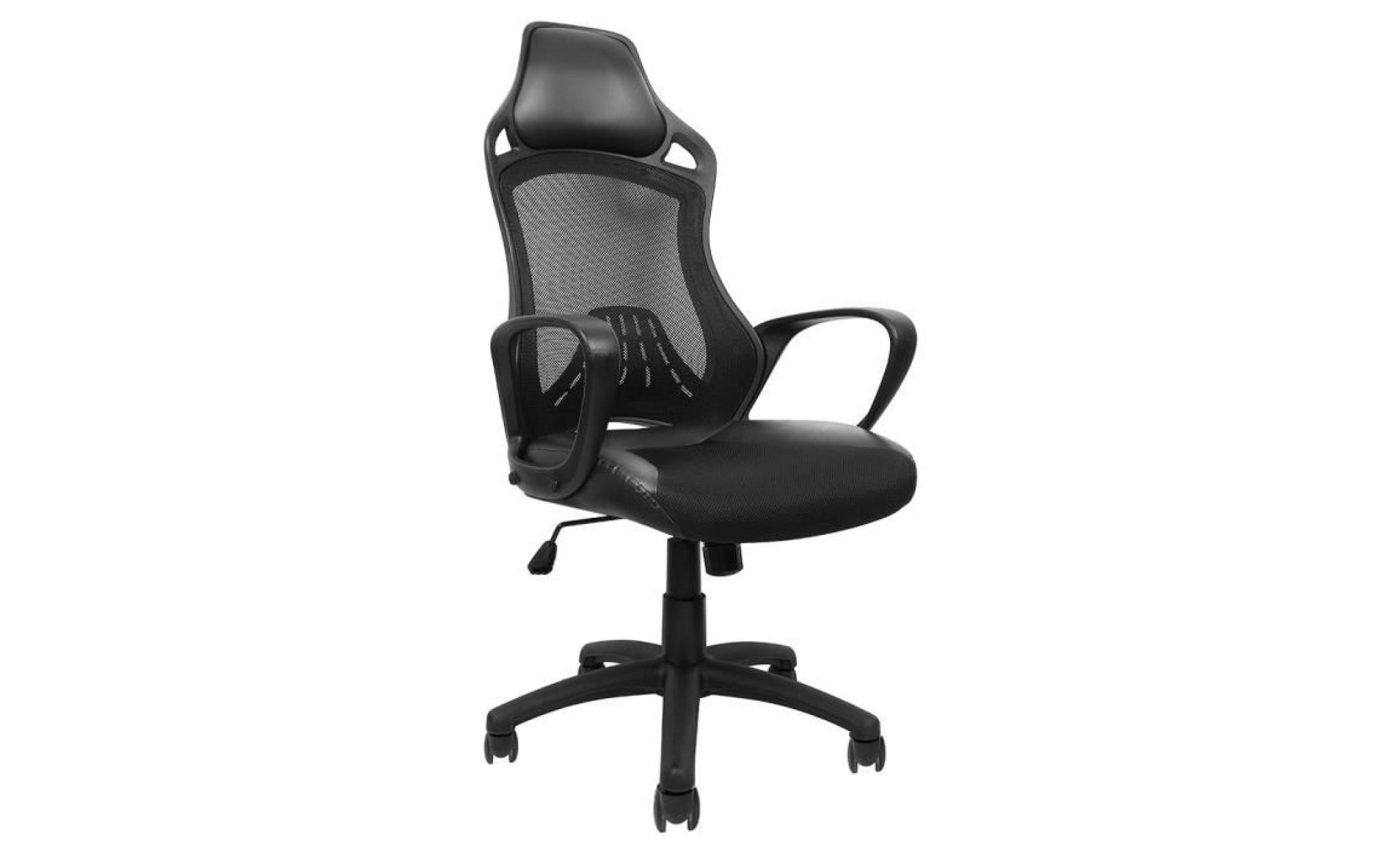 chaise de bureau   fauteuil de bureau en maille   hauteur réglable    siège ergonomique   gris   intimate wm heart pas cher