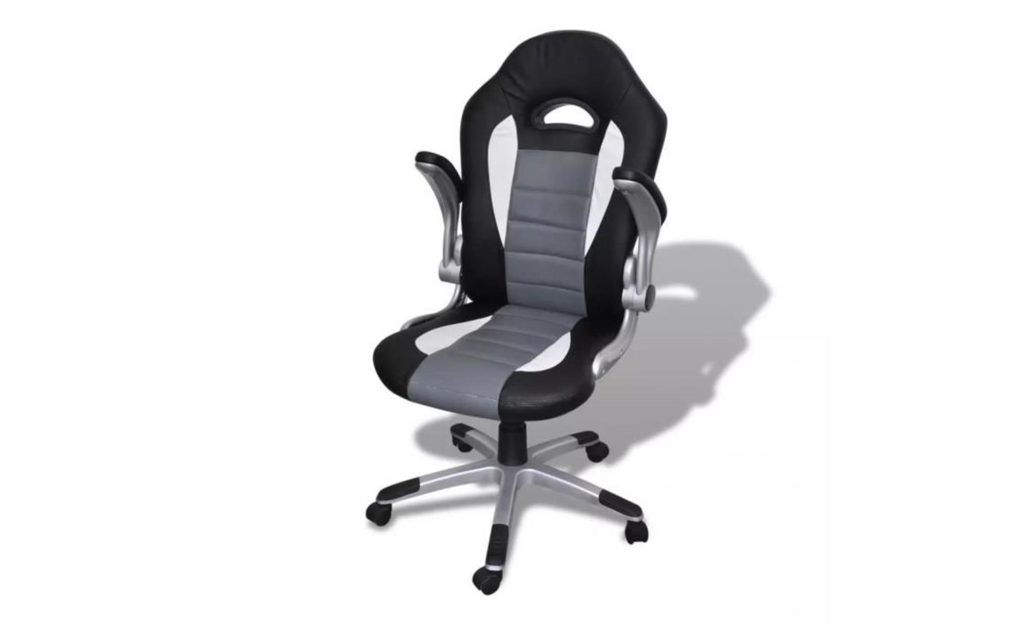 fauteuil de bureau sièges 63 x 70 x 114  124 cm chaise de bureau scandinave contemporainengris design moderne pas cher