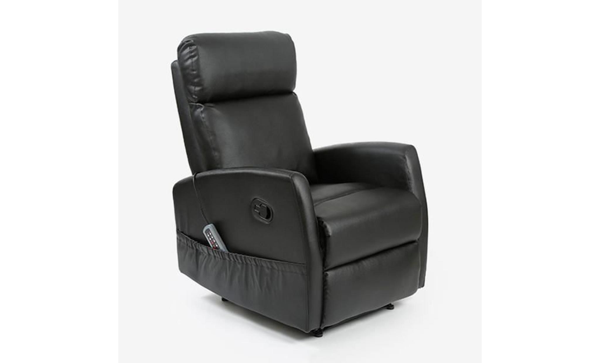 fauteuil de relaxation massant craftenwood compact 6021 pas cher