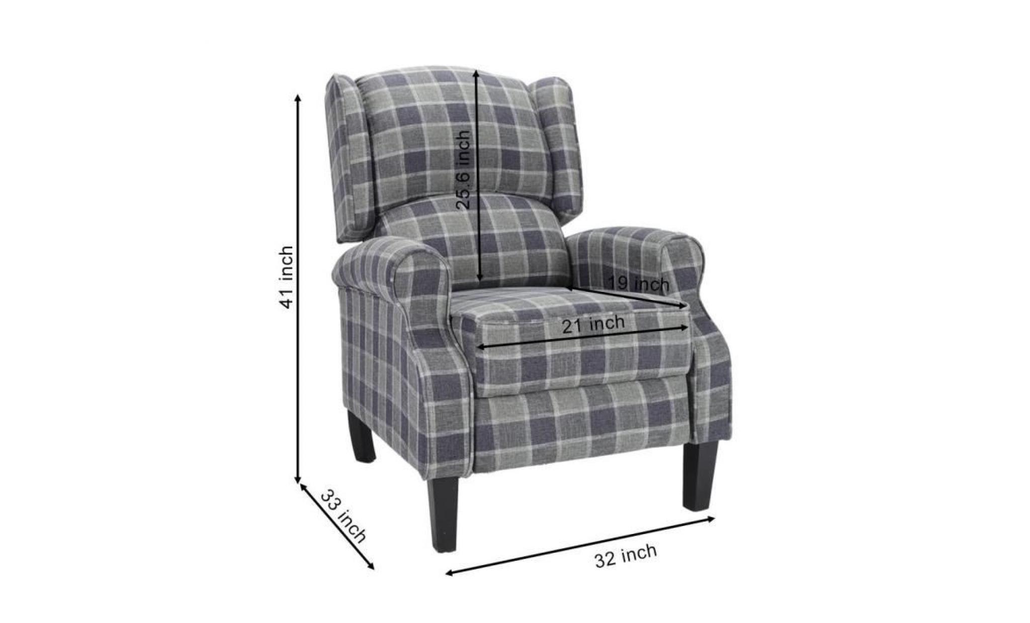 fauteuil inclinable canapé chaise relax fauteuil inclinable pour fauteuil de salon pas cher