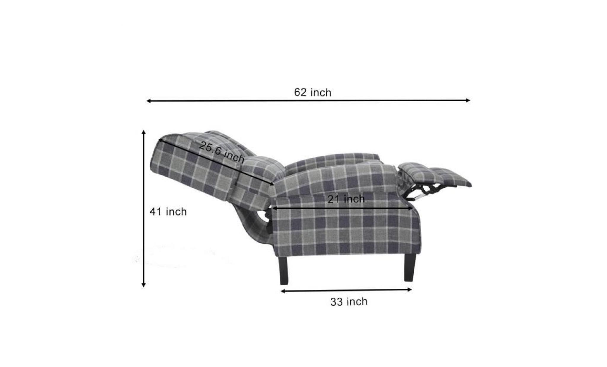 fauteuil inclinable canapé chaise relax fauteuil inclinable pour fauteuil de salon pas cher