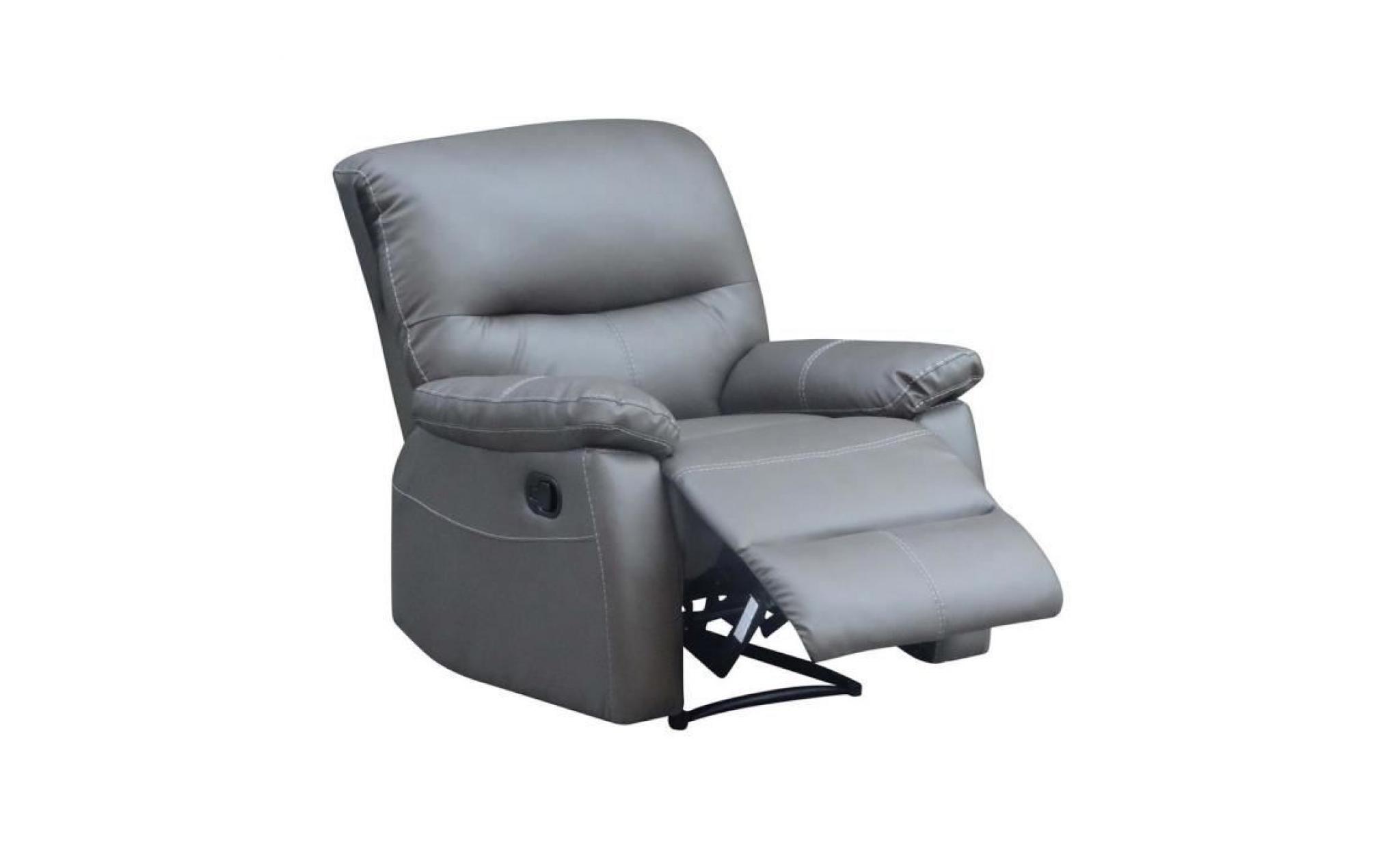 fauteuil relax lincoln   taupe