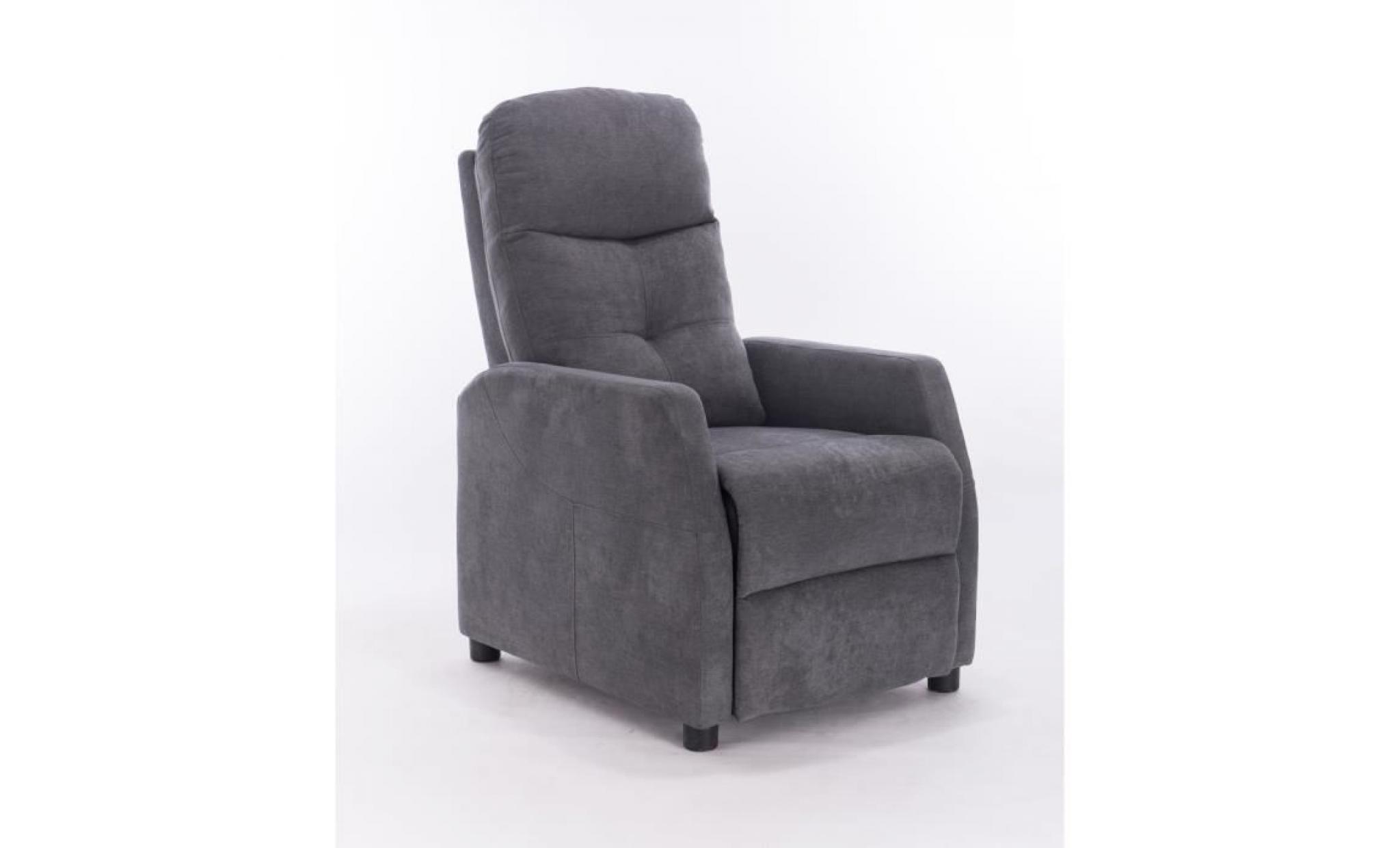 fauteuil relax manuel gris turin