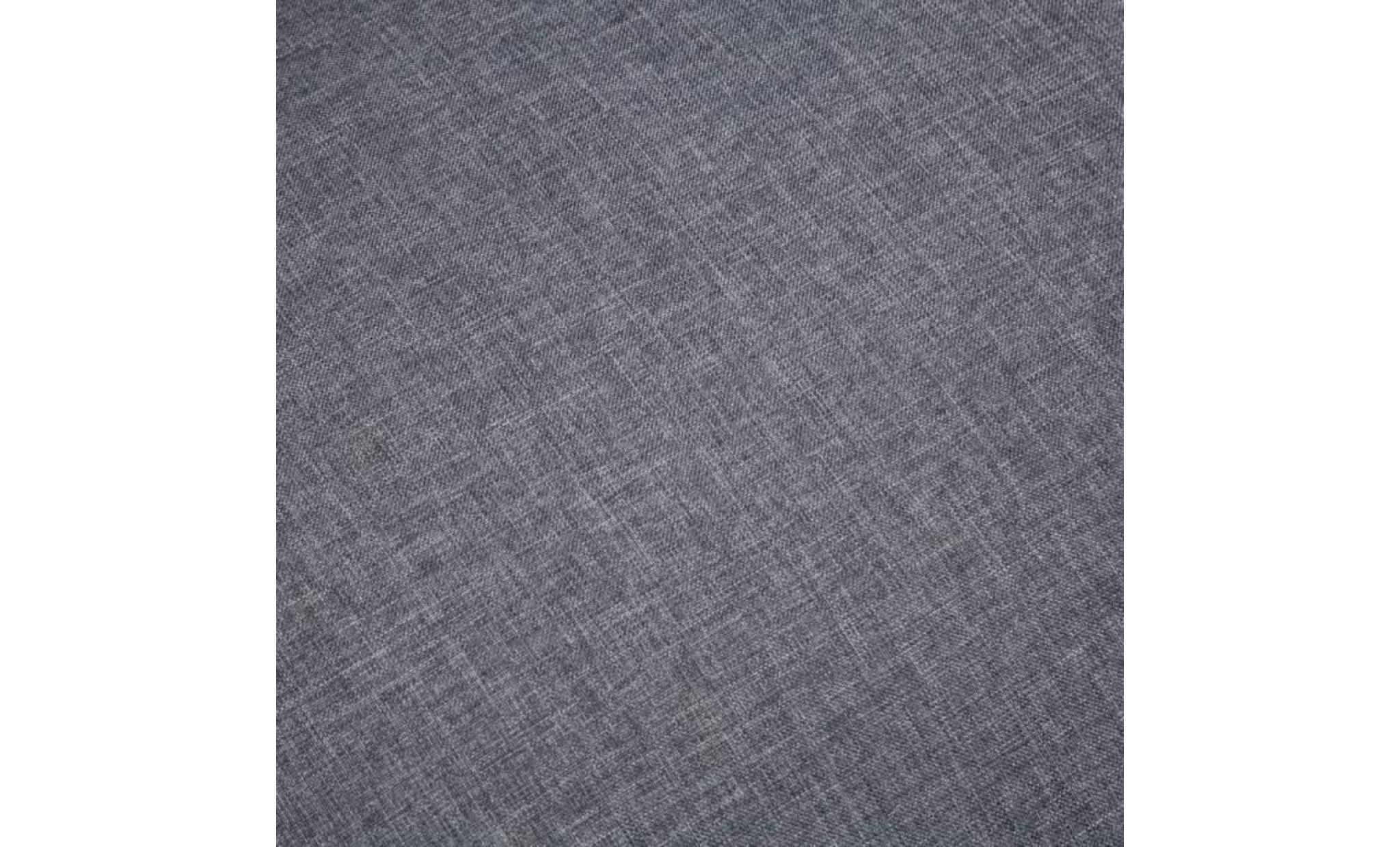 fauteuil tissu gris foncé 69 x 69 x 75 cm pas cher