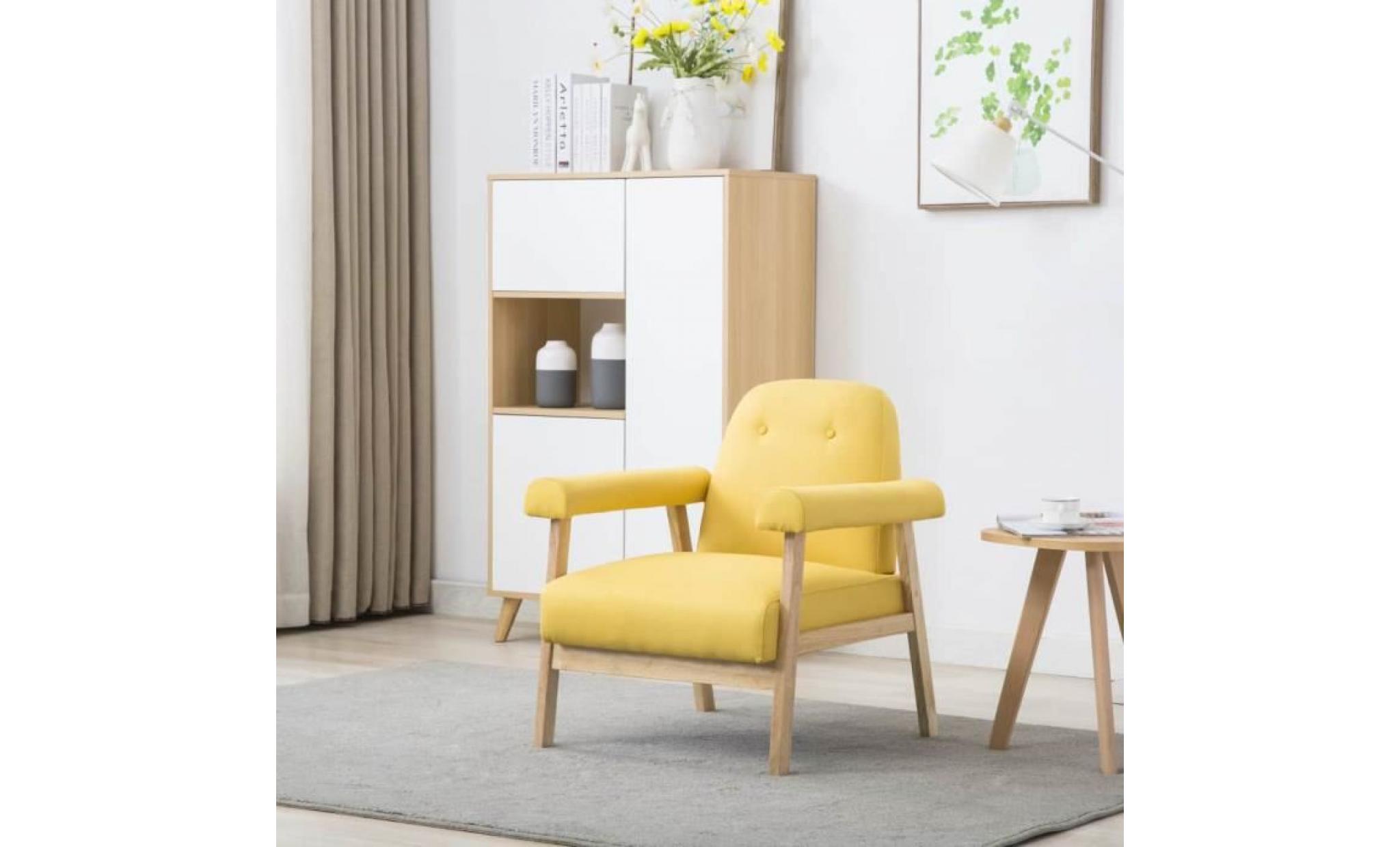 fauteuil tissu jaune fauteuil scandinave fauteuil de jardin fauteuil de bureau