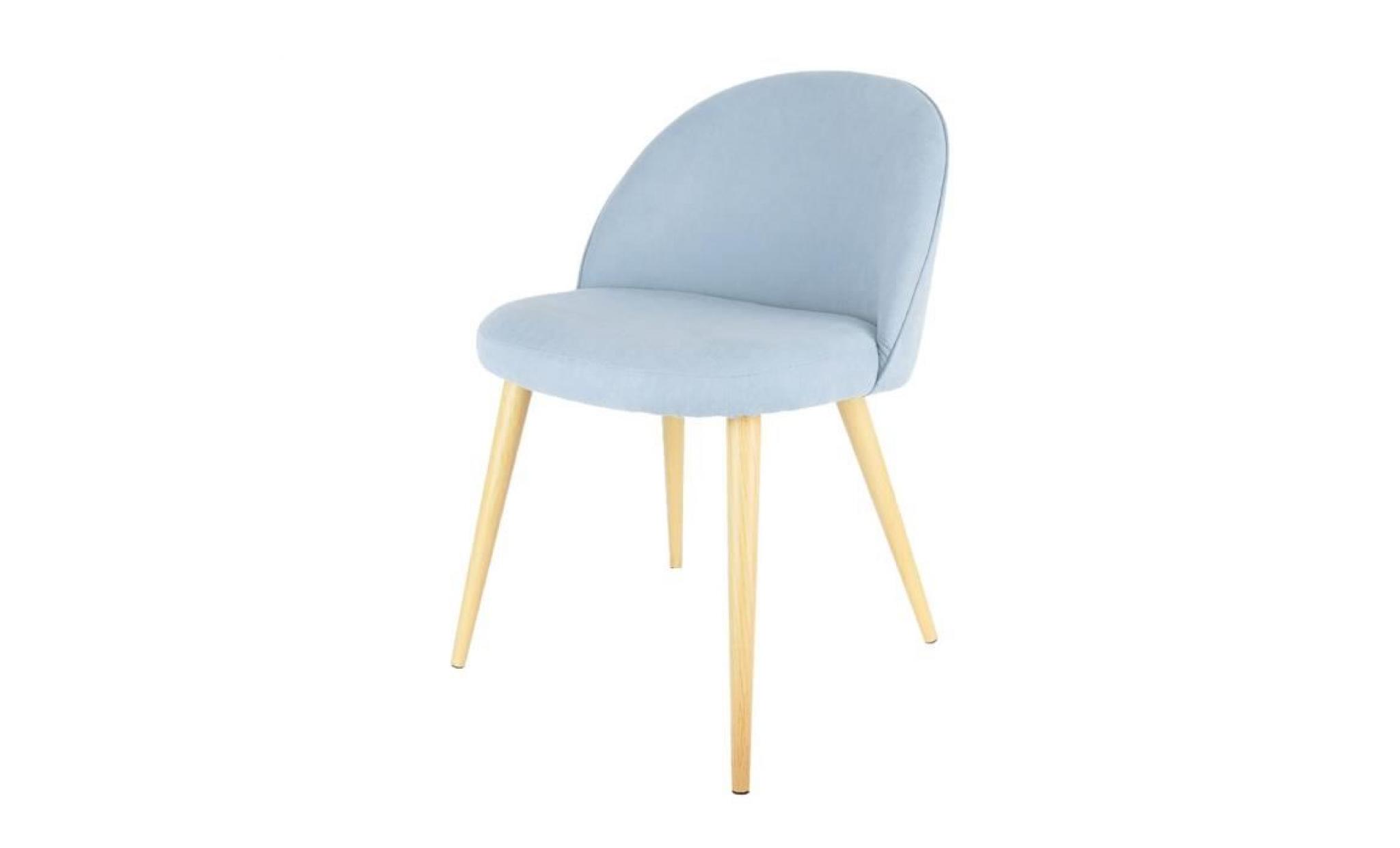 fauteuil vintage   h. 77 cm   bleu