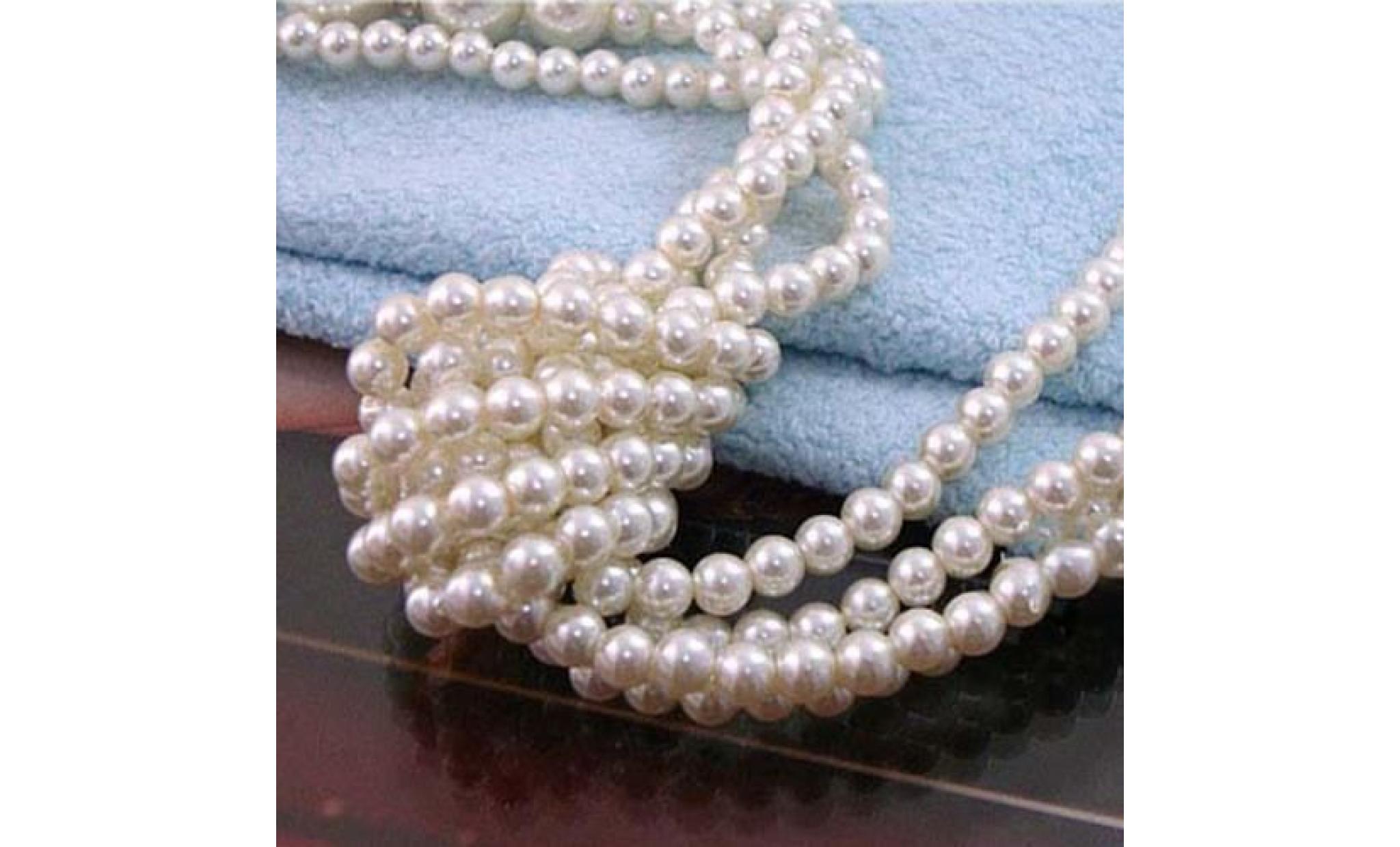 femmes élégante pendentif gland fausse perle longue chaîne charms pull collier pas cher