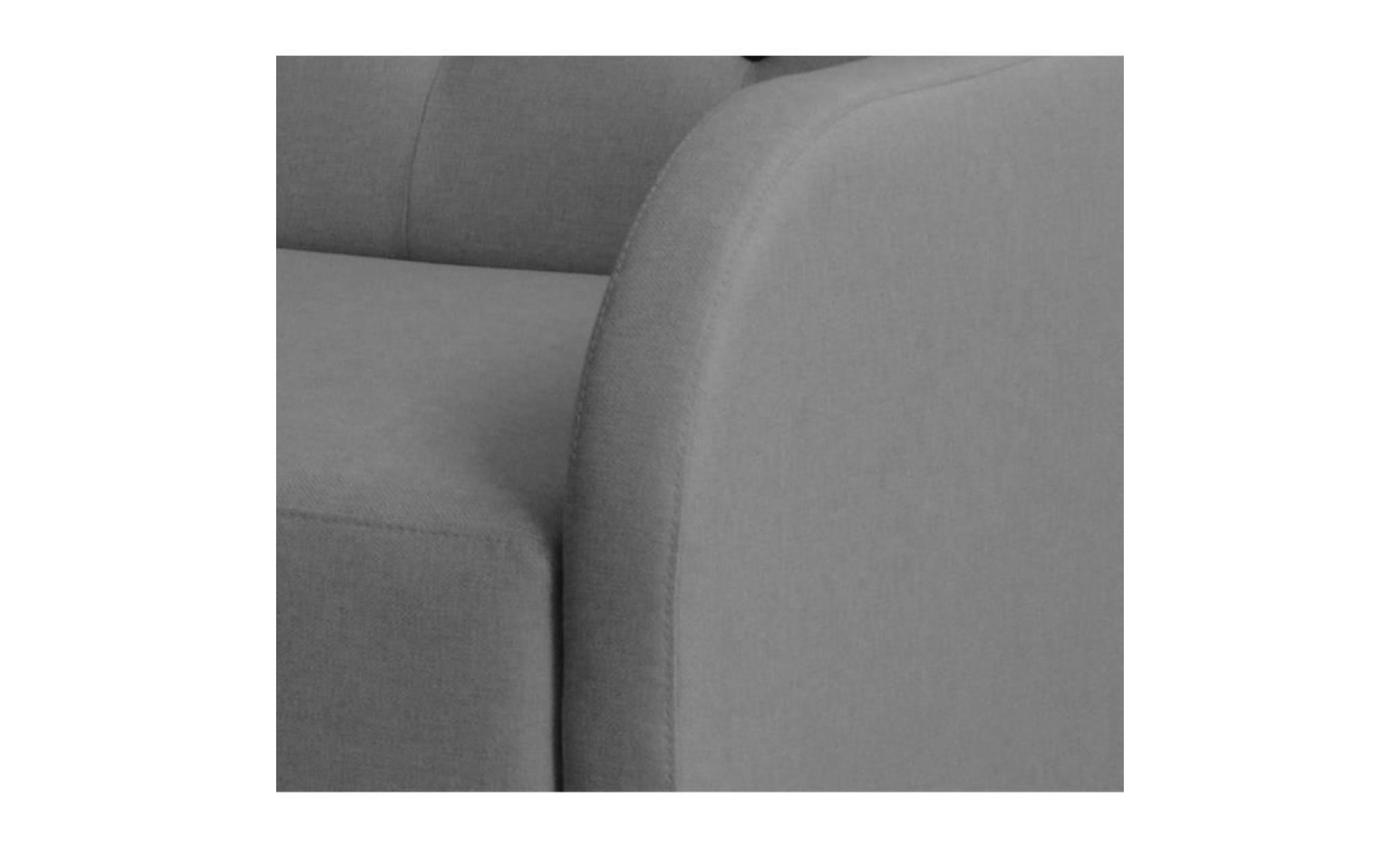 finlandek fauteuil inkeri   tissu gris souris   scandinave   l 68 x p 69 cm pas cher