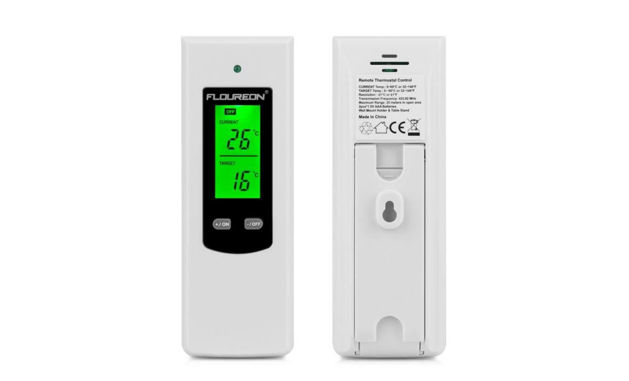 floureon sans fil rf prise régulateur de lcd température contrôleur thermostat de chauffage Électronique eu