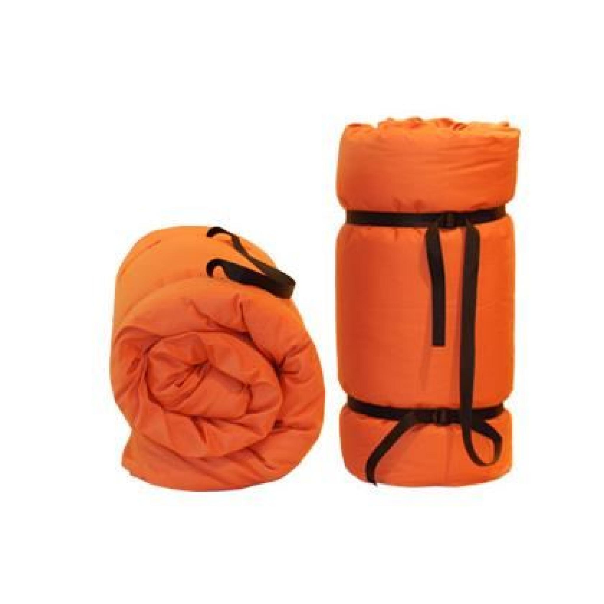 Futon Portable Orange, 200x80x4 cm