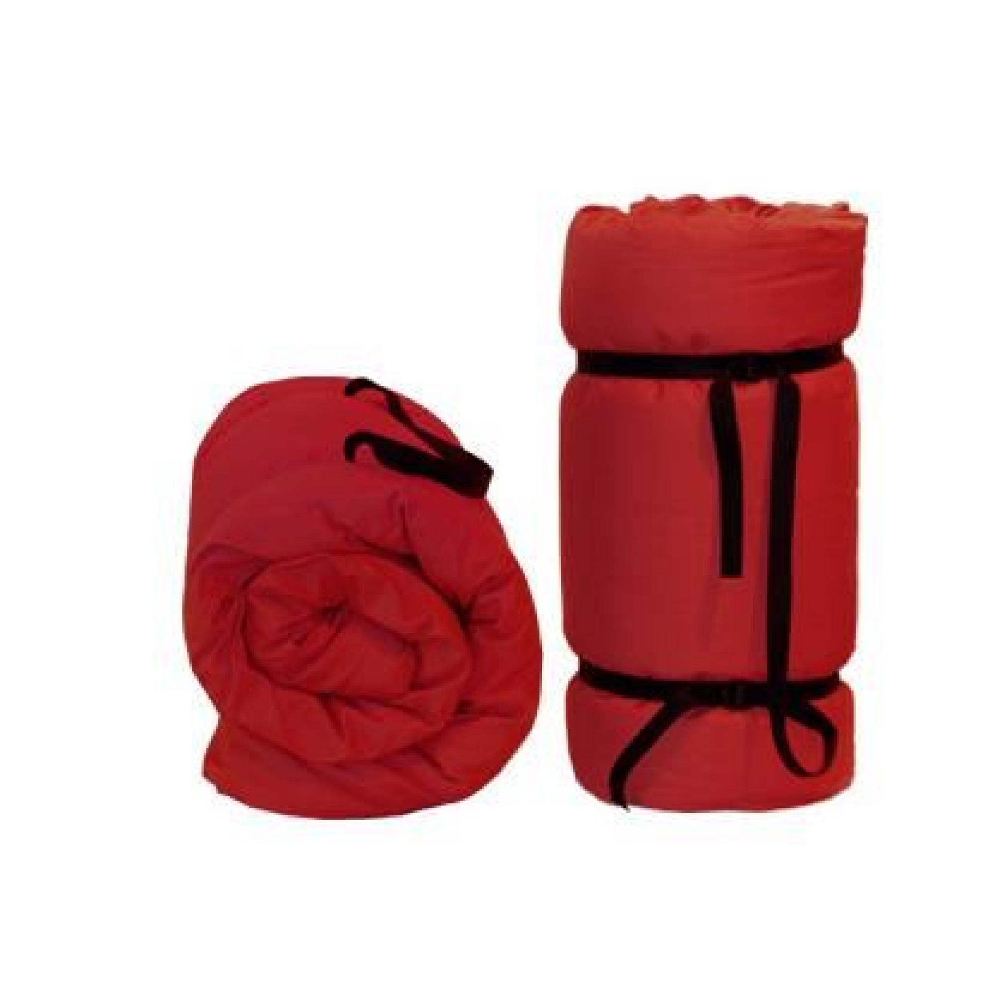 Futon Portable Rouge, 200x120x4 cm
