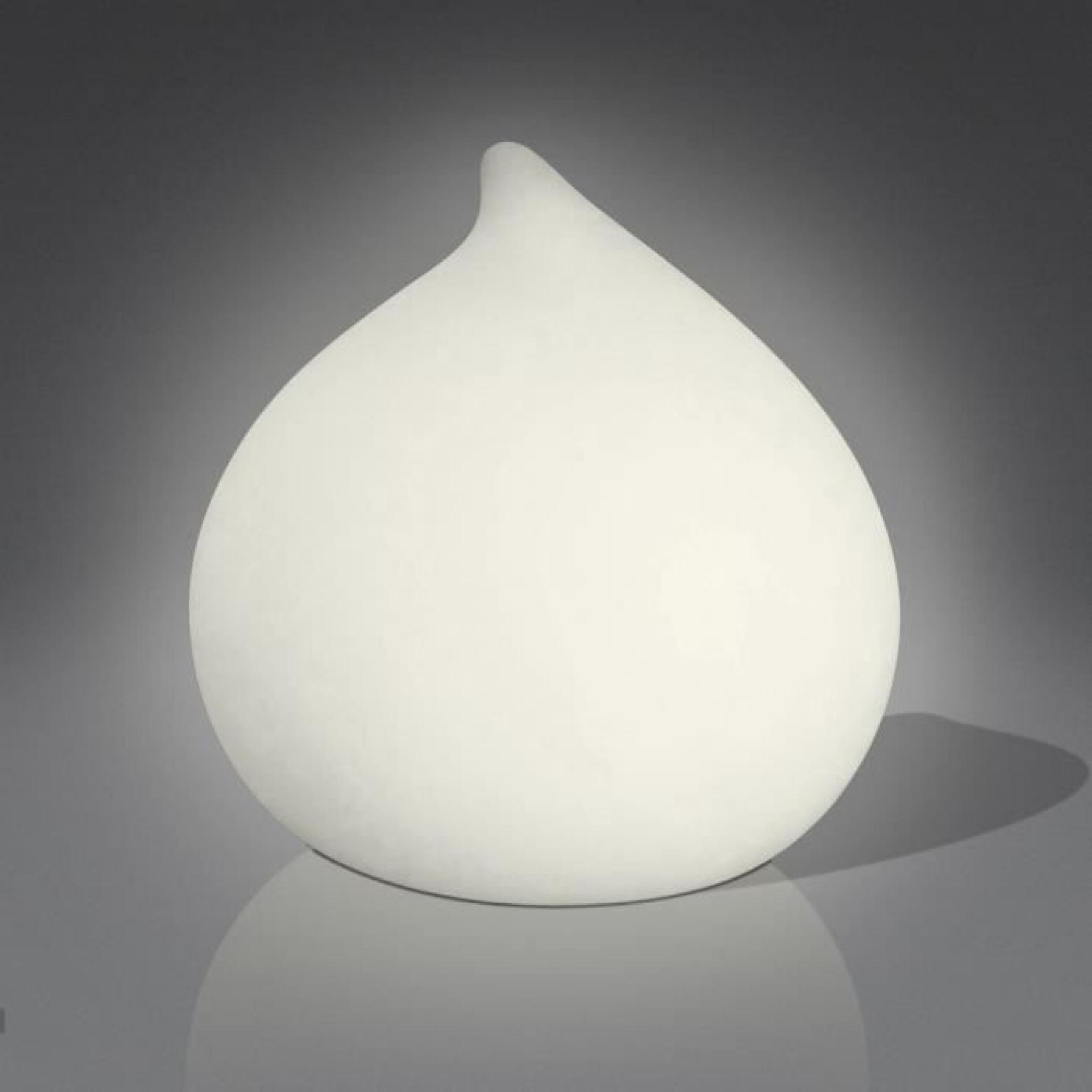 Goutte Lampe d'interieur avec la forme de goutte avec coque en polyethylene et connexion traditionnelle pour alimentation de rese...