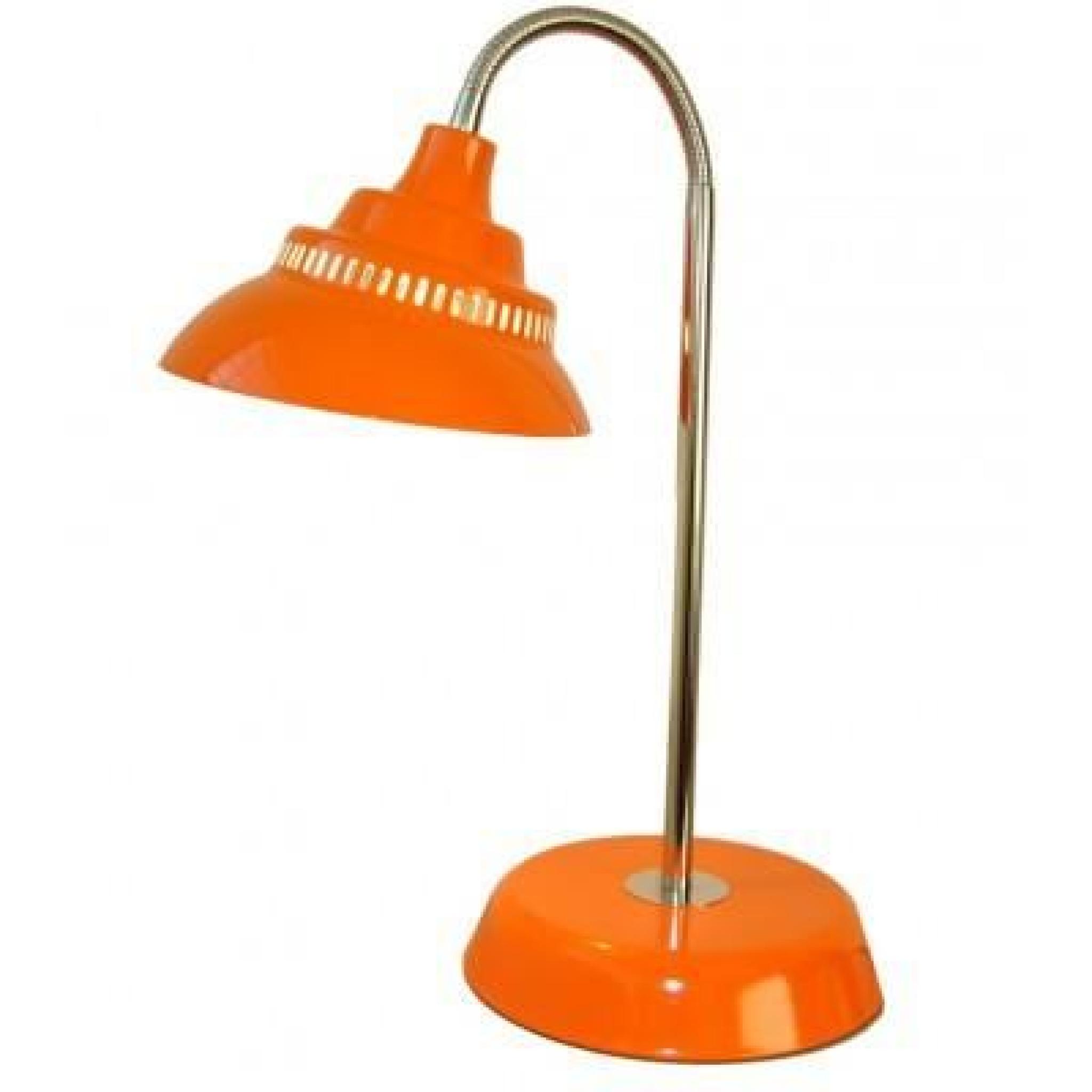 Grande Lampe de Table Orange Waterquest