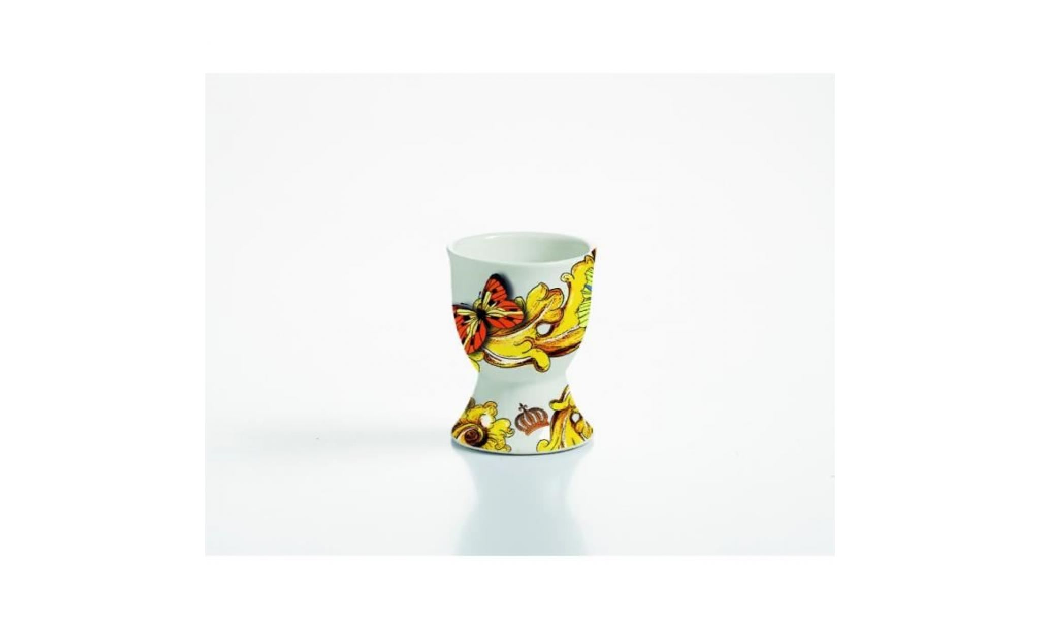 harald glööckler porcelain egg cups + luxury pencil casa padrino   baroque decoration pas cher