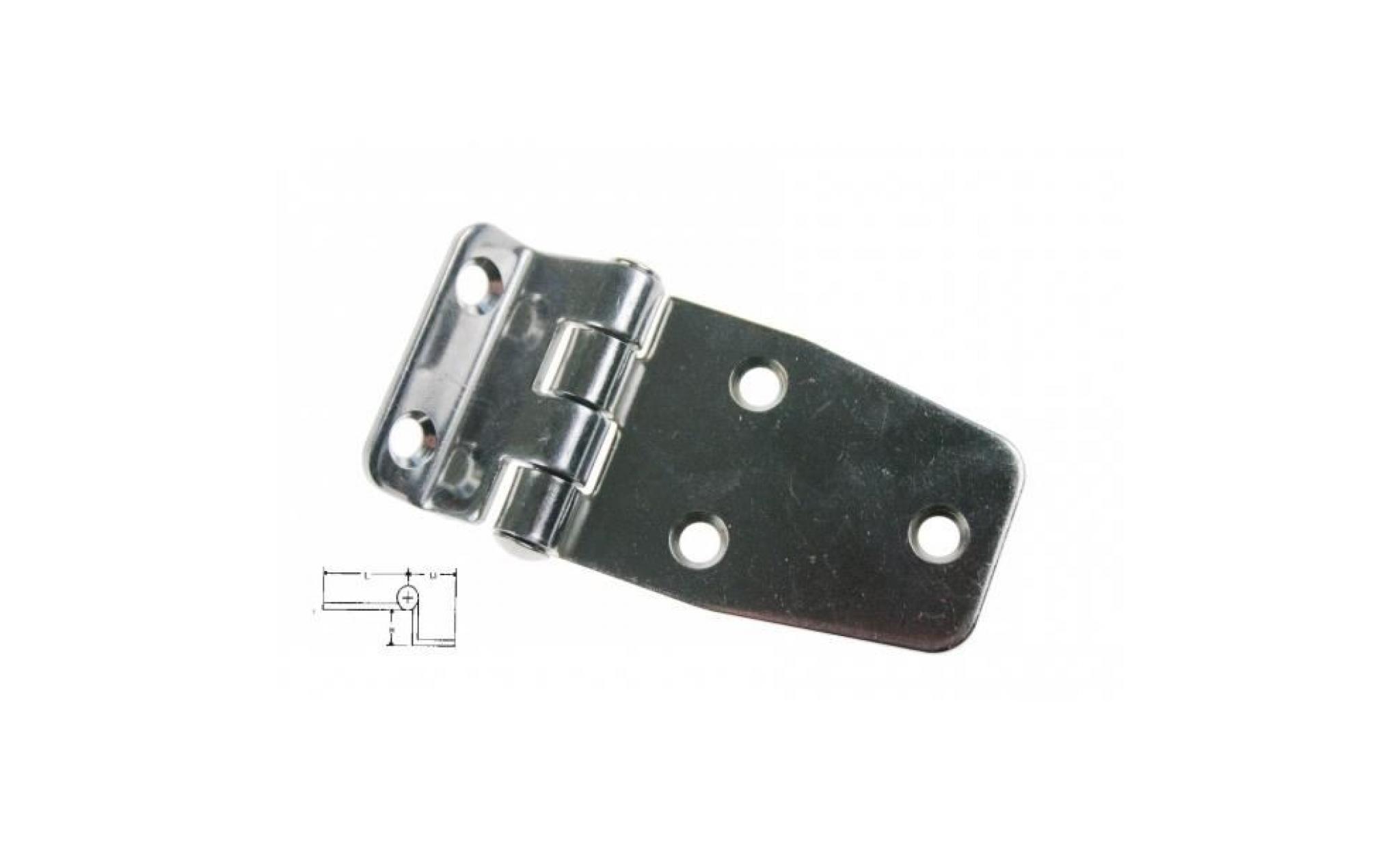 hinge stainless steel a2 76mm x 39mm337