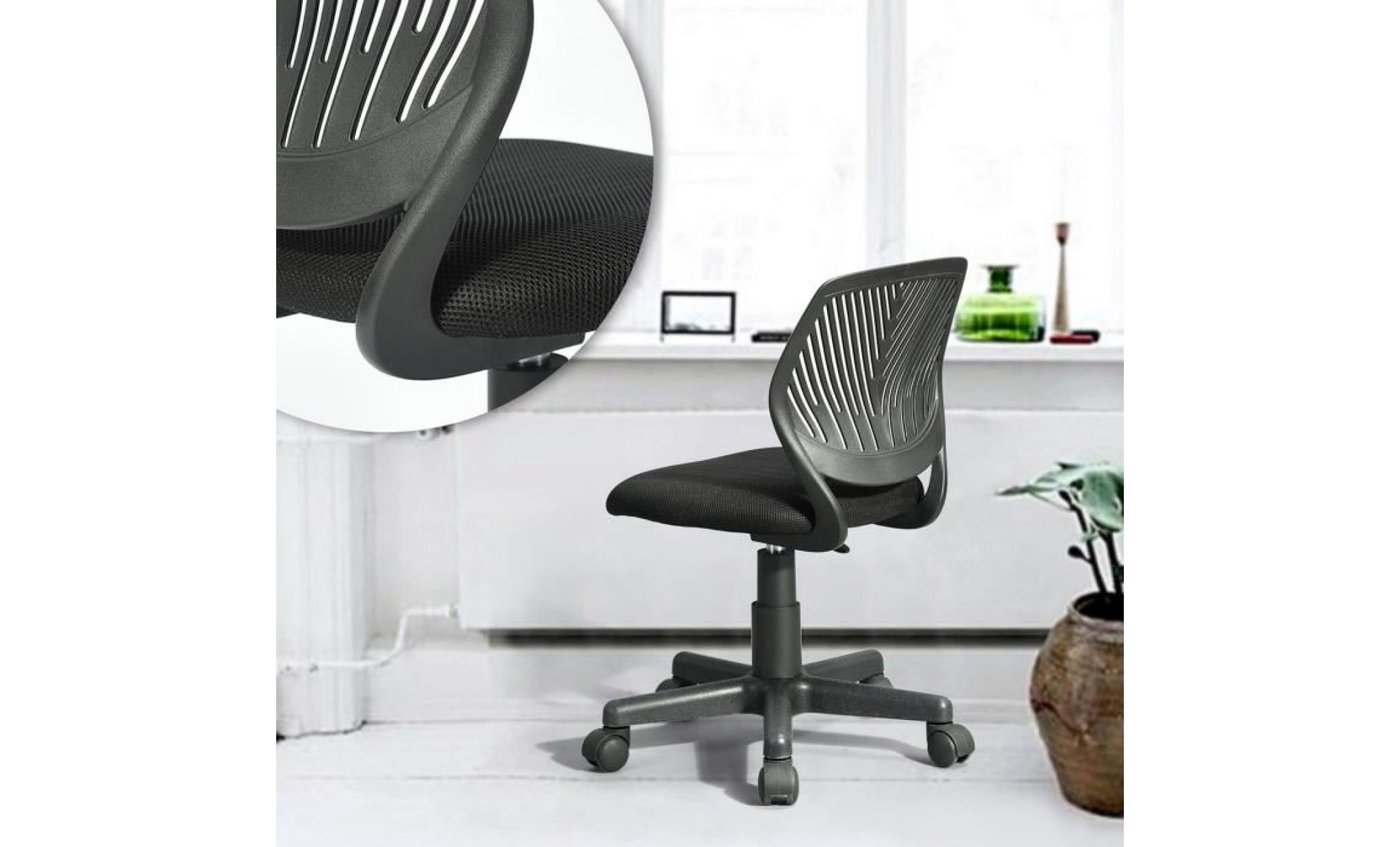 homy casa chaise de bureau chaise pour l'ordinateur portable pivotante 360 degrés hauteur réglable ,rose pas cher